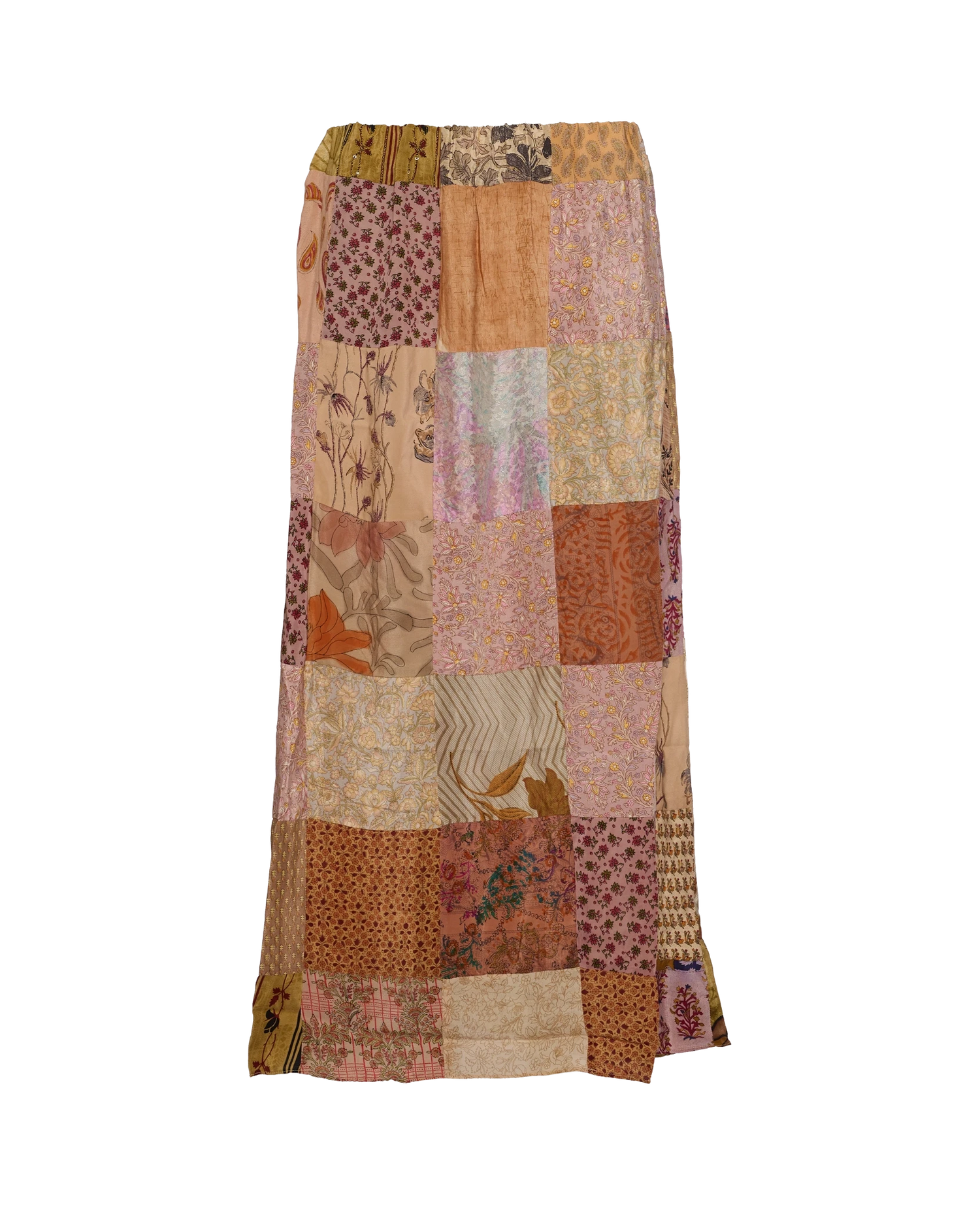 Maddie SILK Patchwork Skirt - No. 41