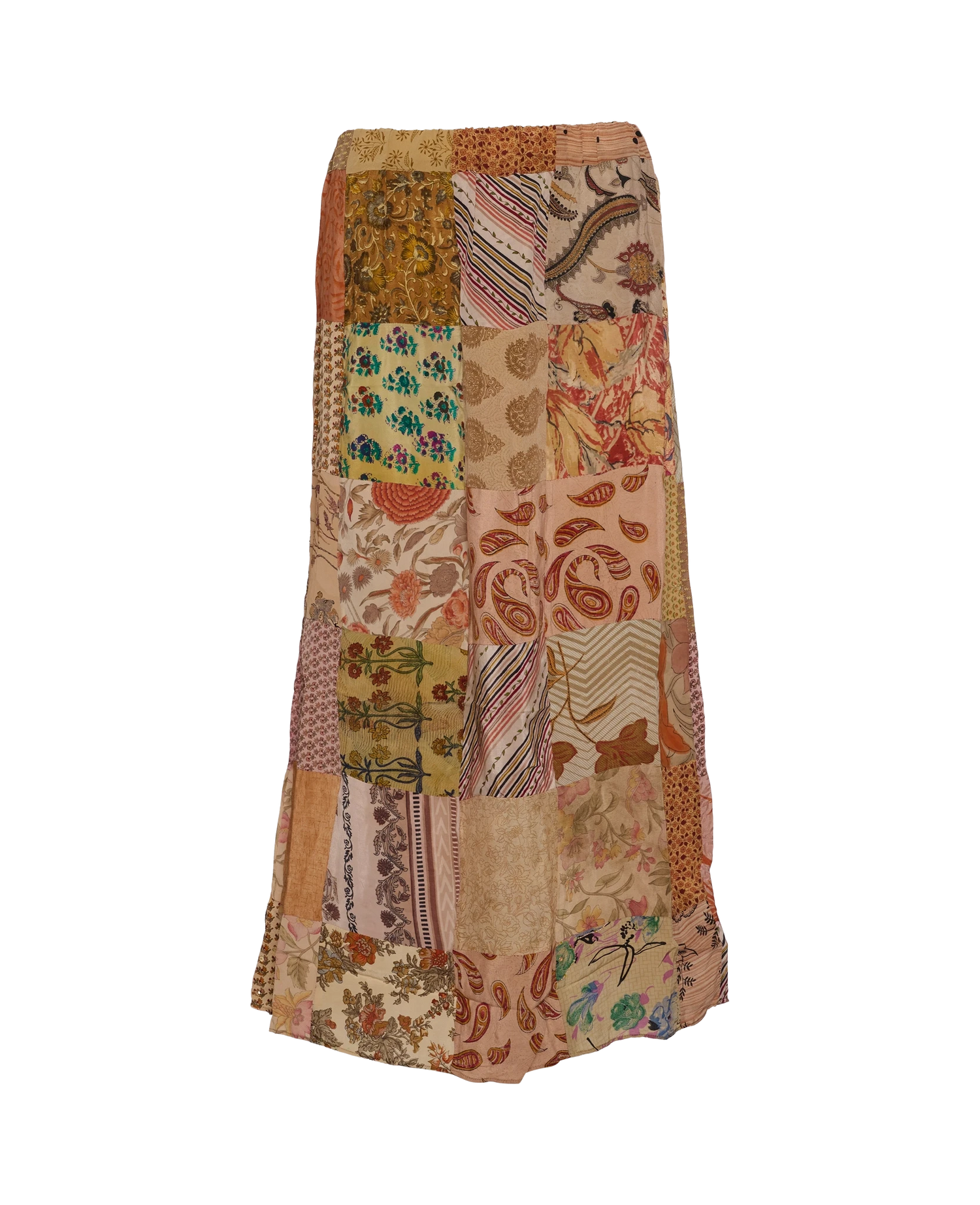 Maddie SILK Patchwork Skirt - No. 56