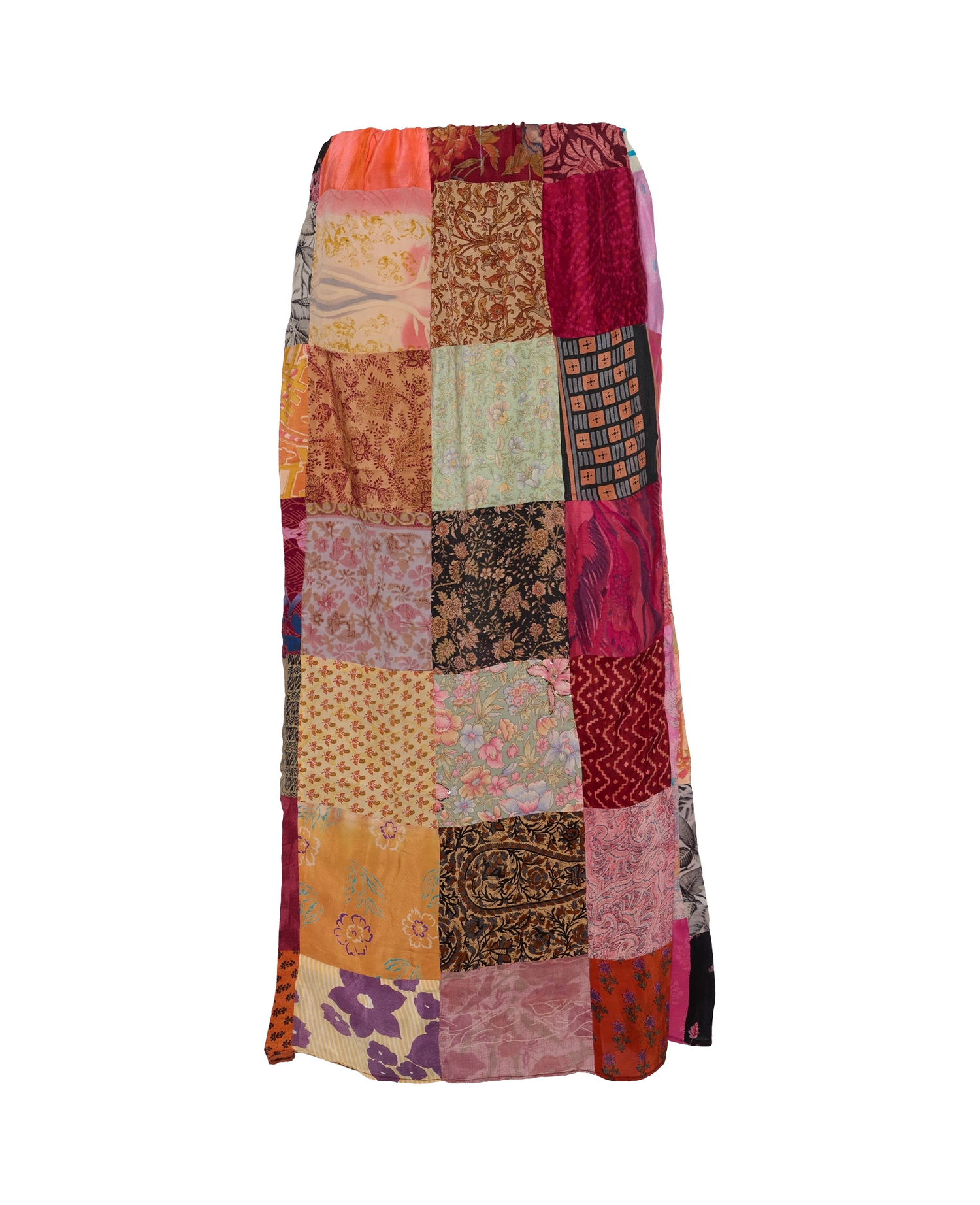 Maddie SILK Patchwork Skirt - No. 58