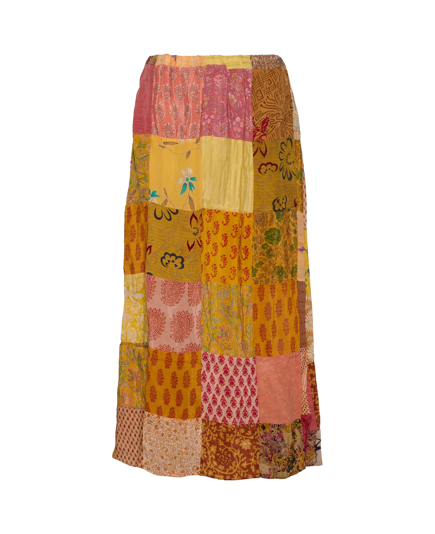 Maddie SILK Patchwork Skirt - No. 67
