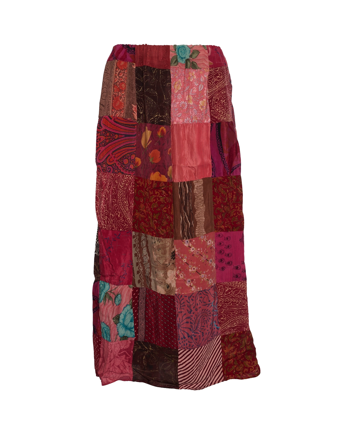 Maddie SILK Patchwork Skirt - No. 70
