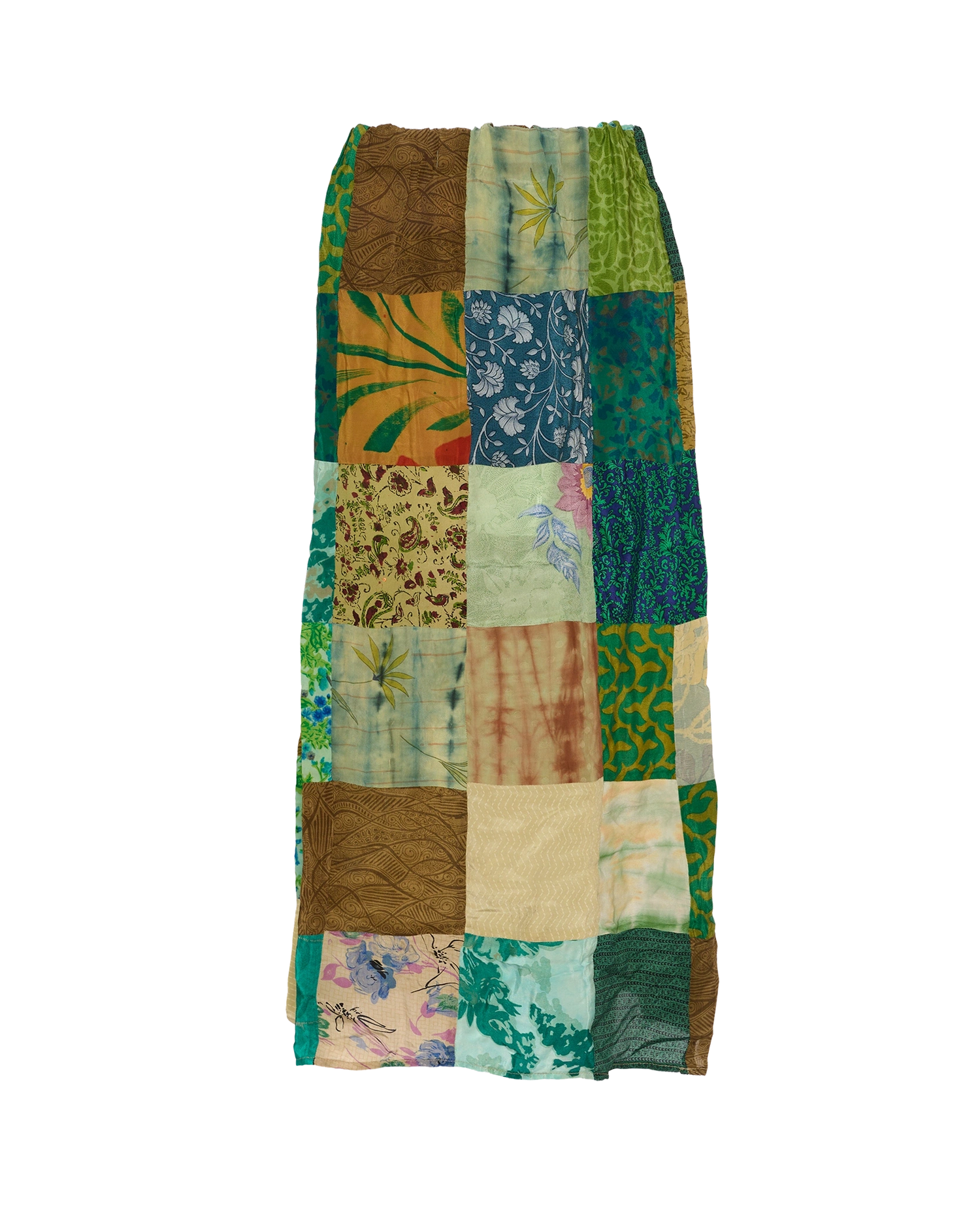 Maddie SILK Patchwork Skirt - No. 72
