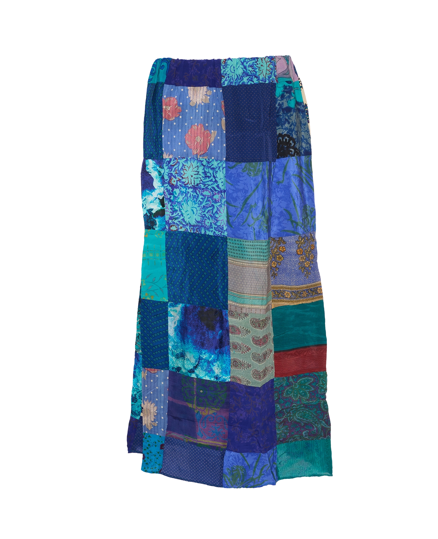 Maddie SILK Patchwork Skirt - No. 83