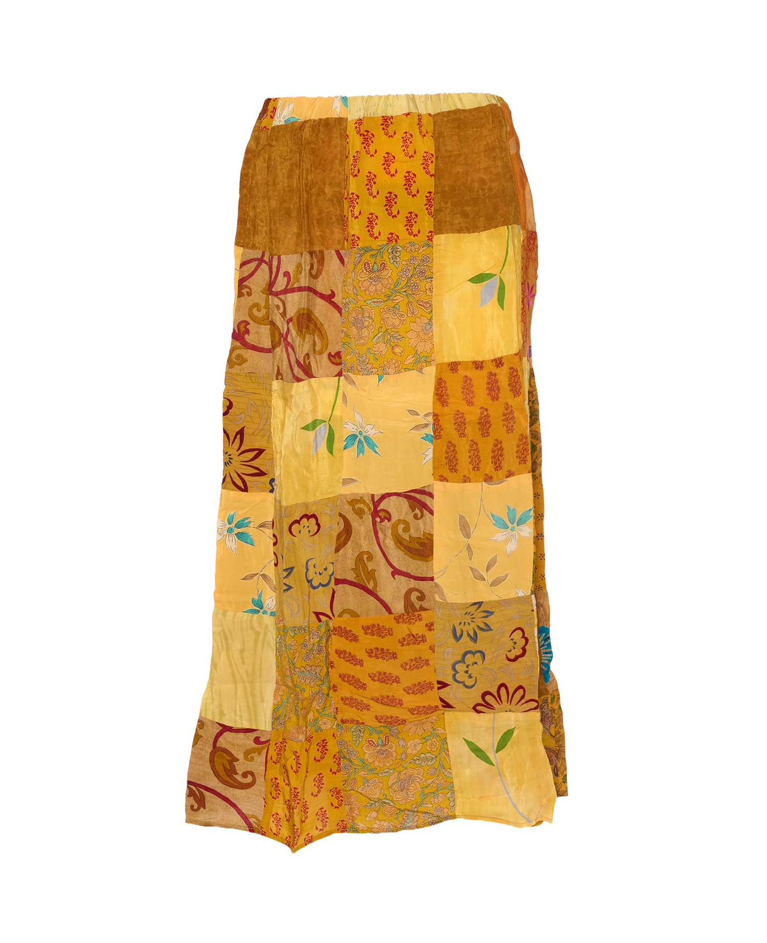 Maddie SILK Patchwork Skirt - No. 85