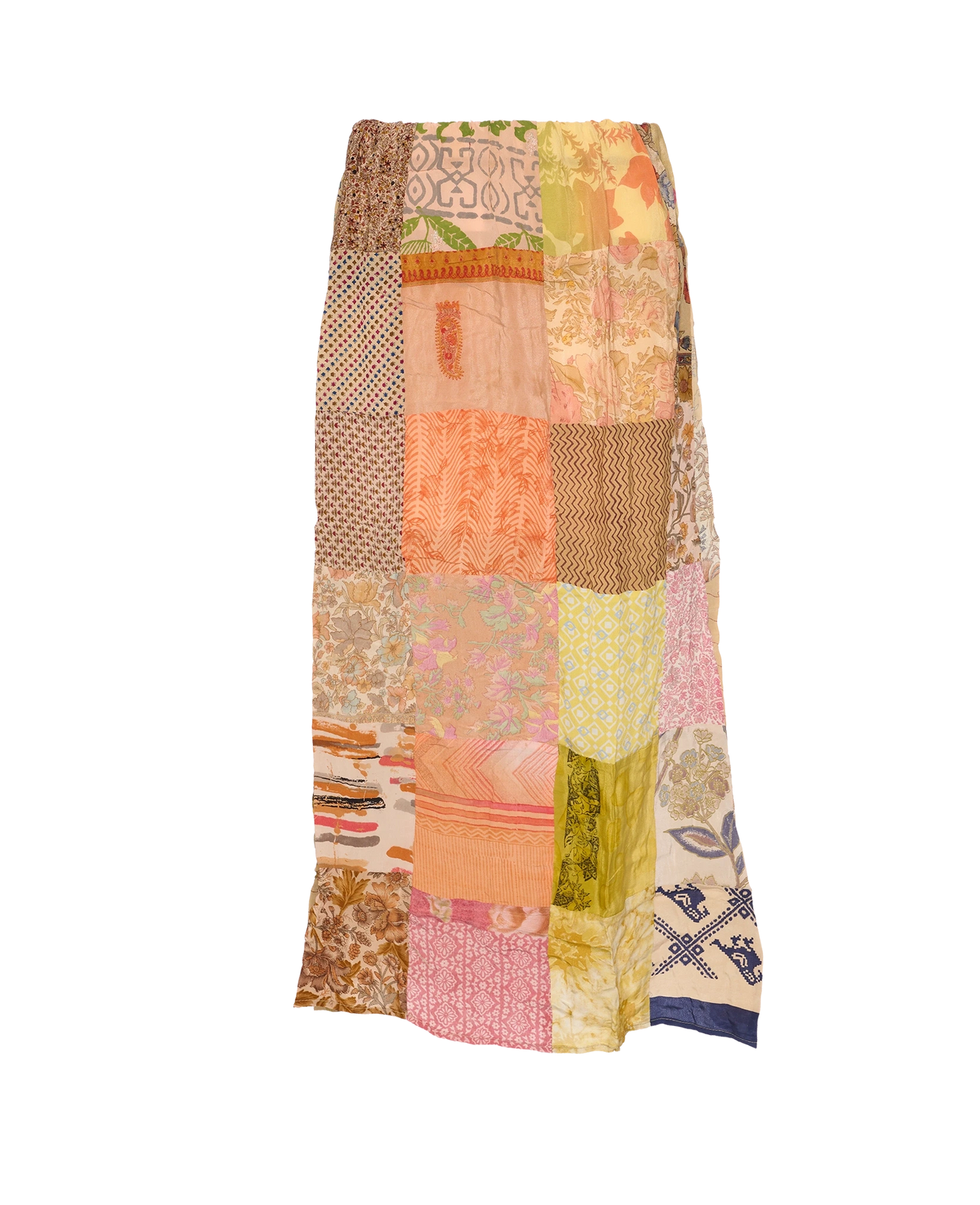 Maddie SILK Patchwork Skirt - No. 94