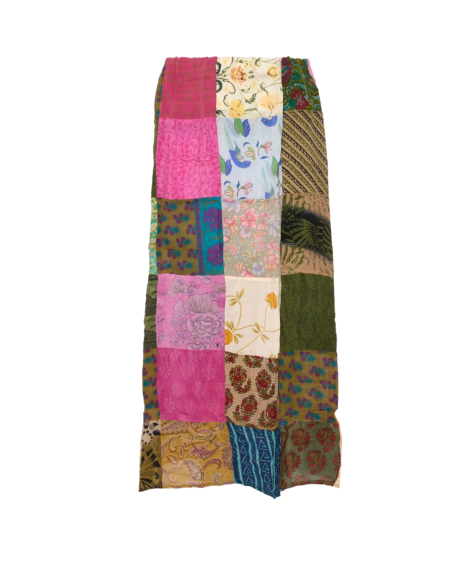 Maddie SILK Patchwork Skirt - No. 98
