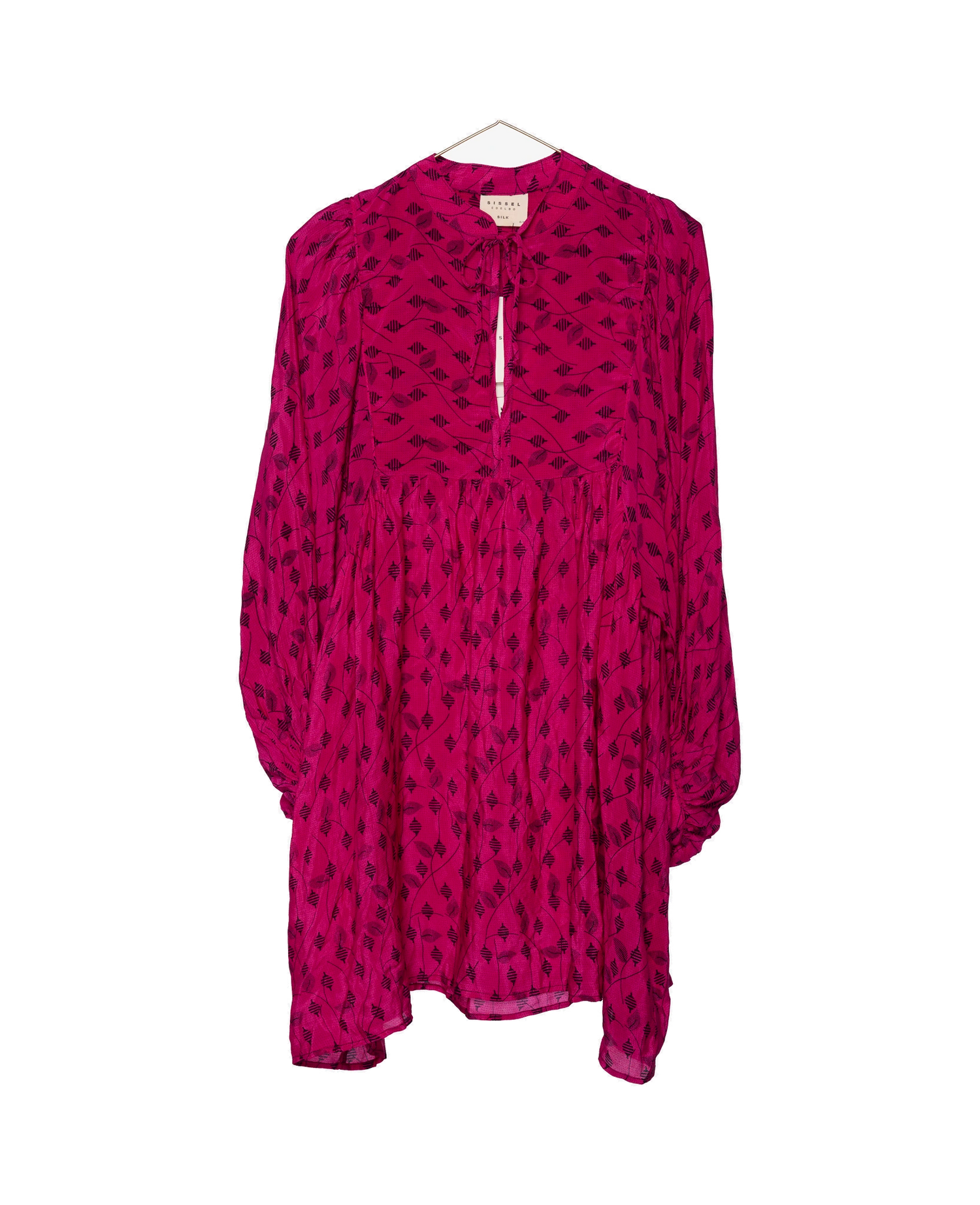 Emmeline Short SILK Dress 79 – SISSEL EDELBO - Main Image