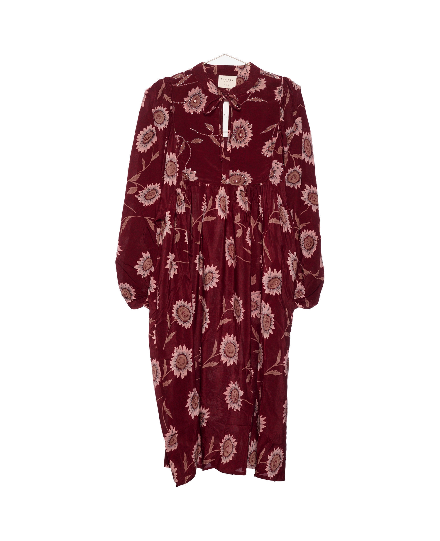 Emmeline Long SILK Dress - No. 5