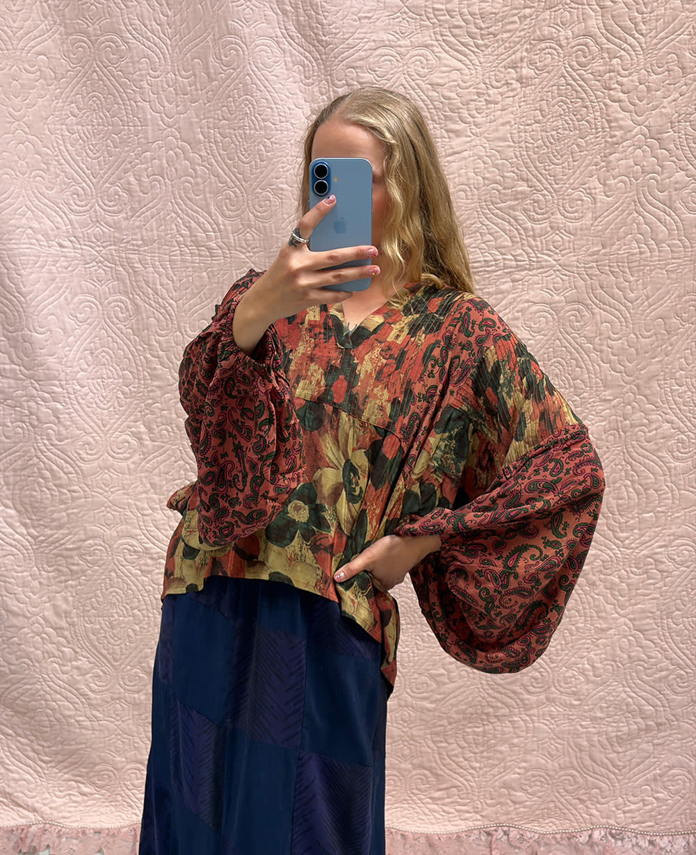 Bibi Balloon SILK Top - No. 468