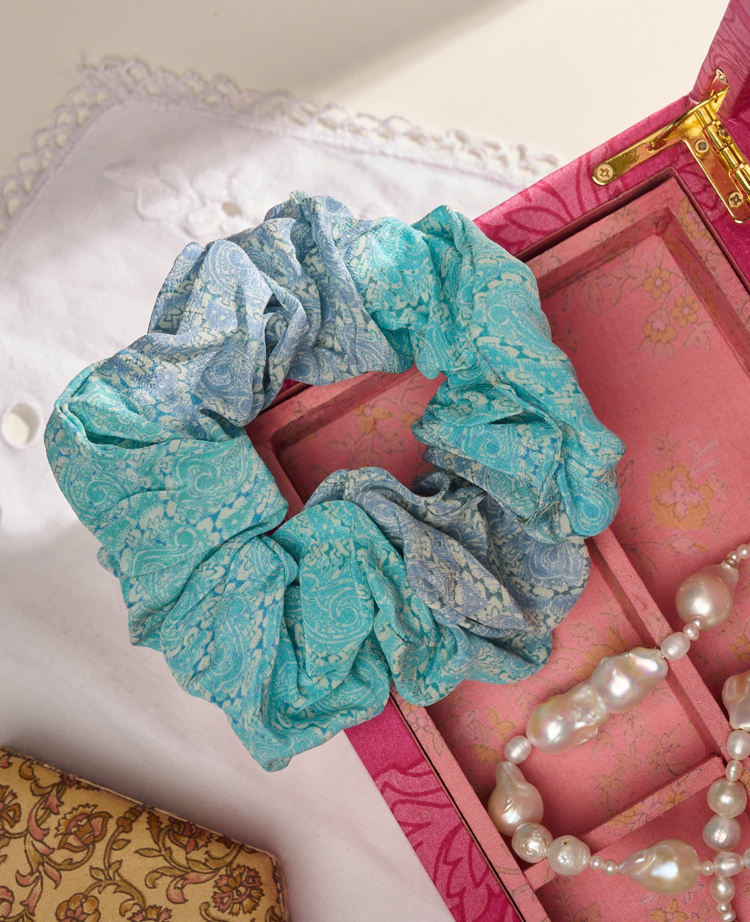 Meadow SILK Scrunchie - No. 73