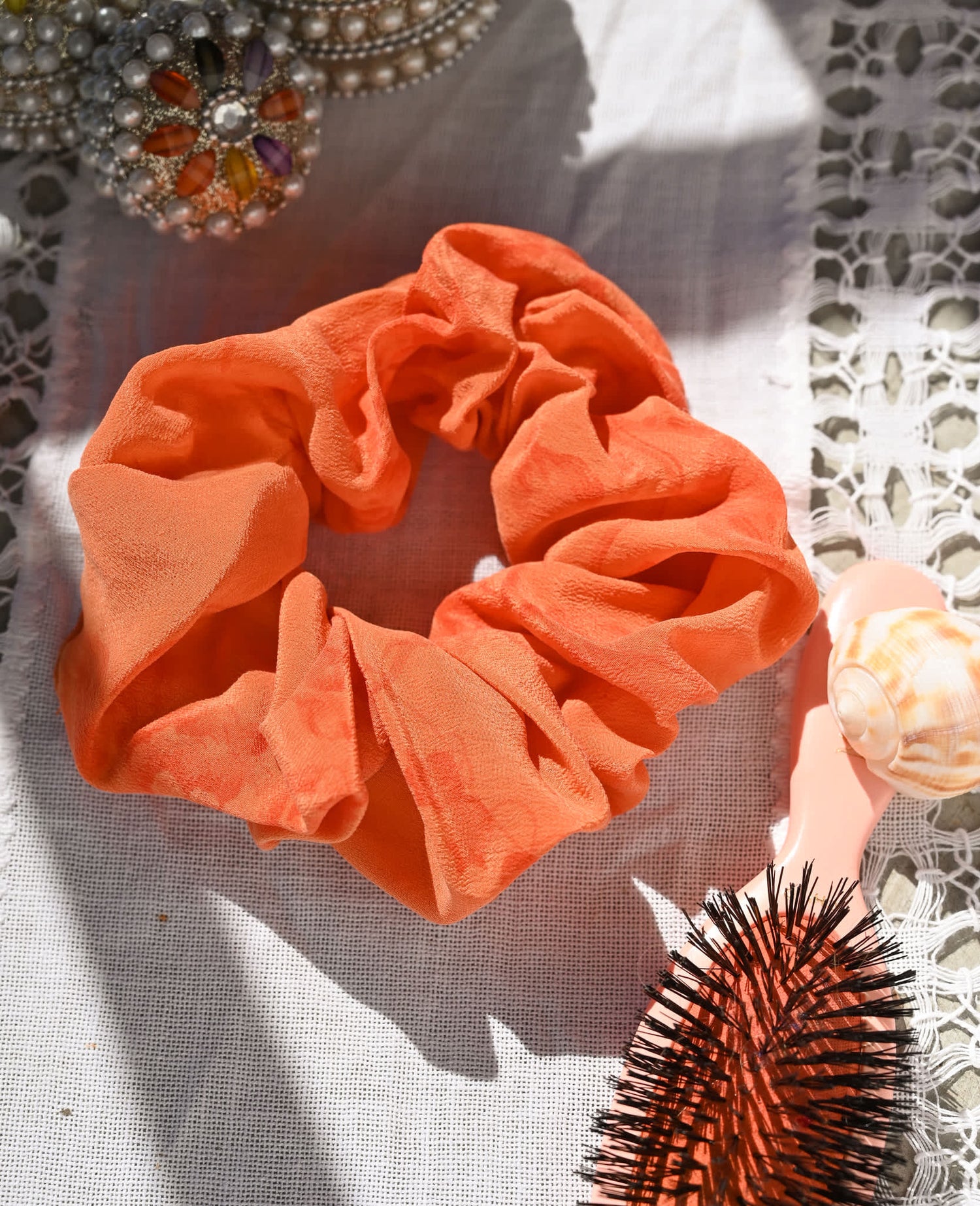 Meadow SILK Scrunchie - No. 75