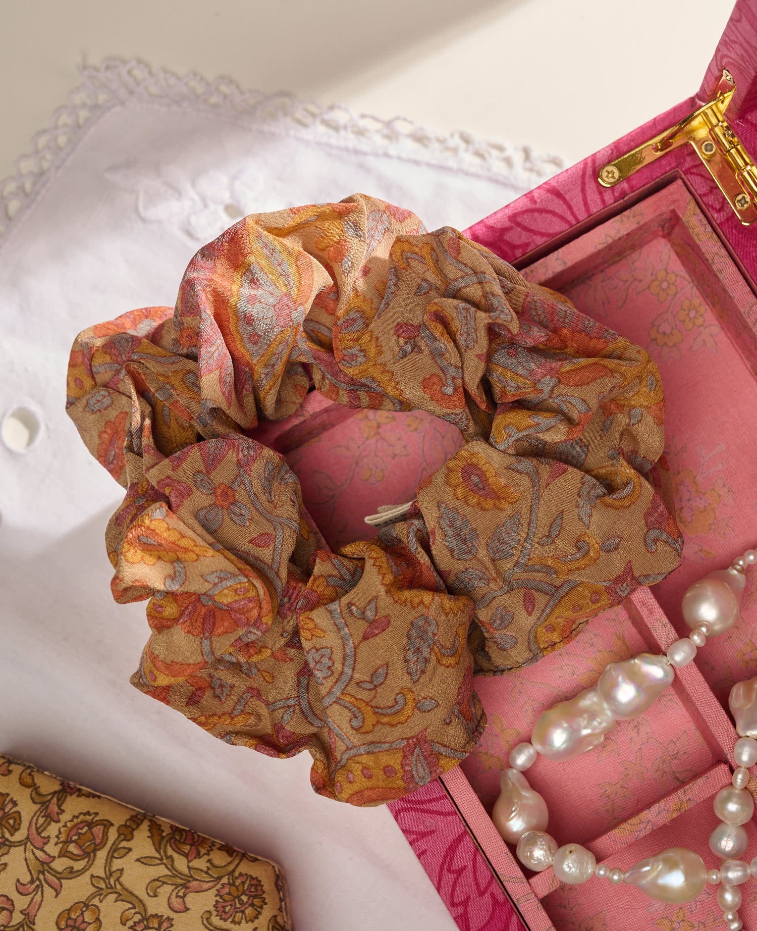 Meadow SILK Scrunchie - No. 77