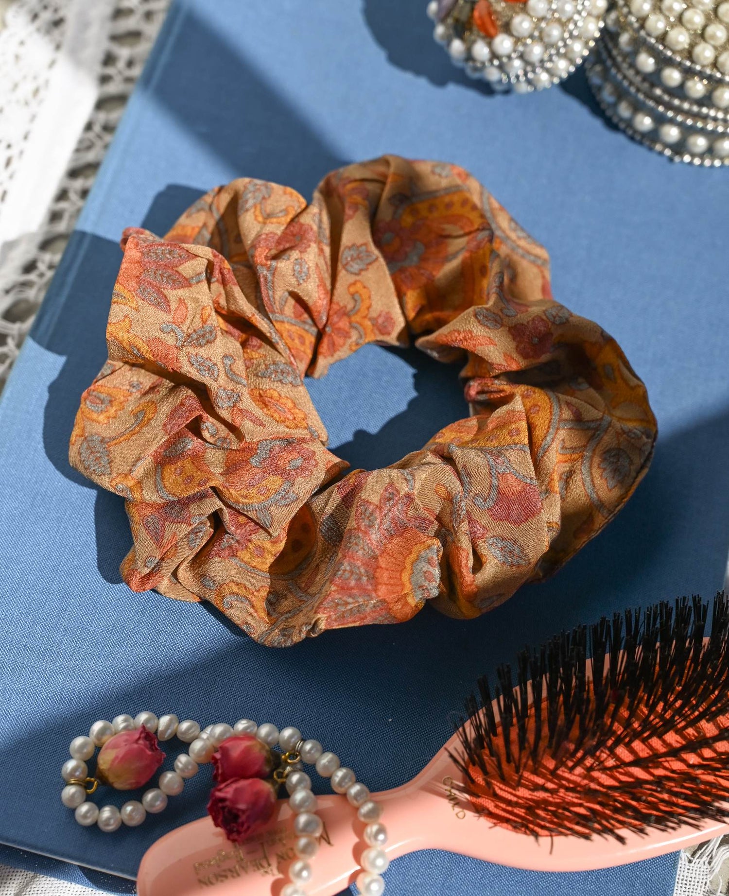 Meadow SILK Scrunchie - No. 77