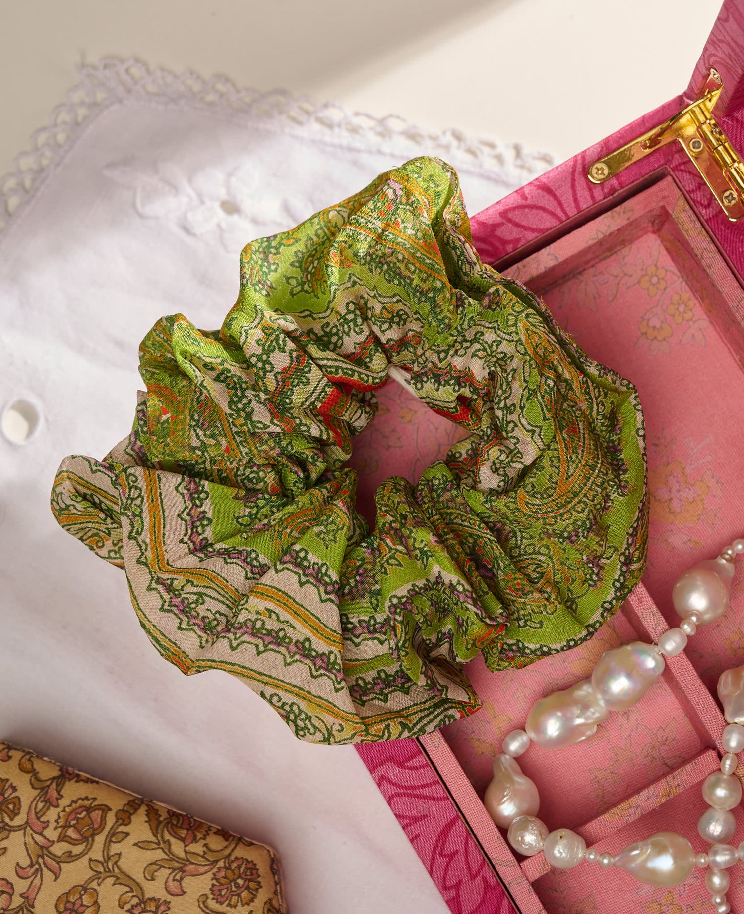 Meadow SILK Scrunchie - No. 91