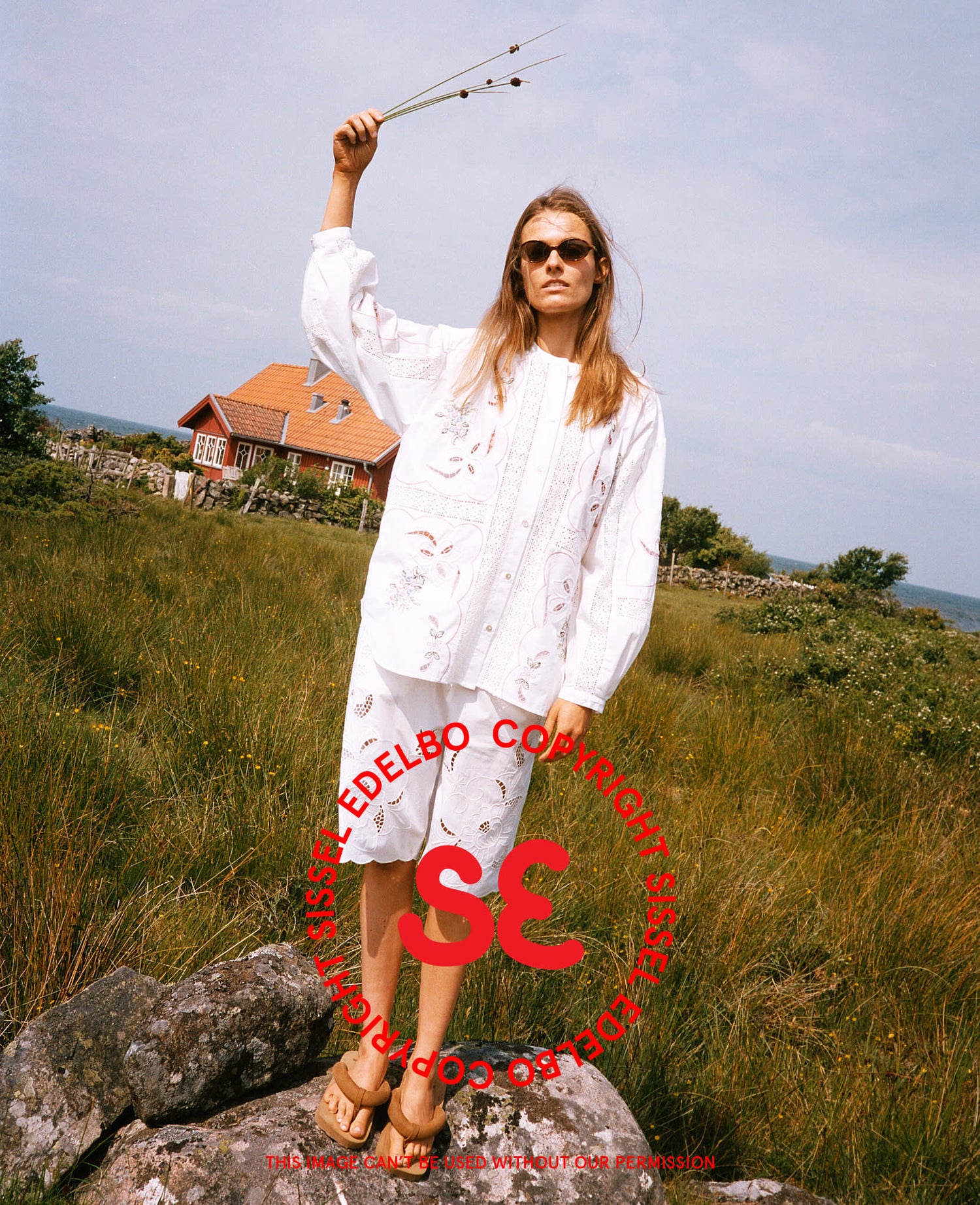 Sada Shirt - White Pastel