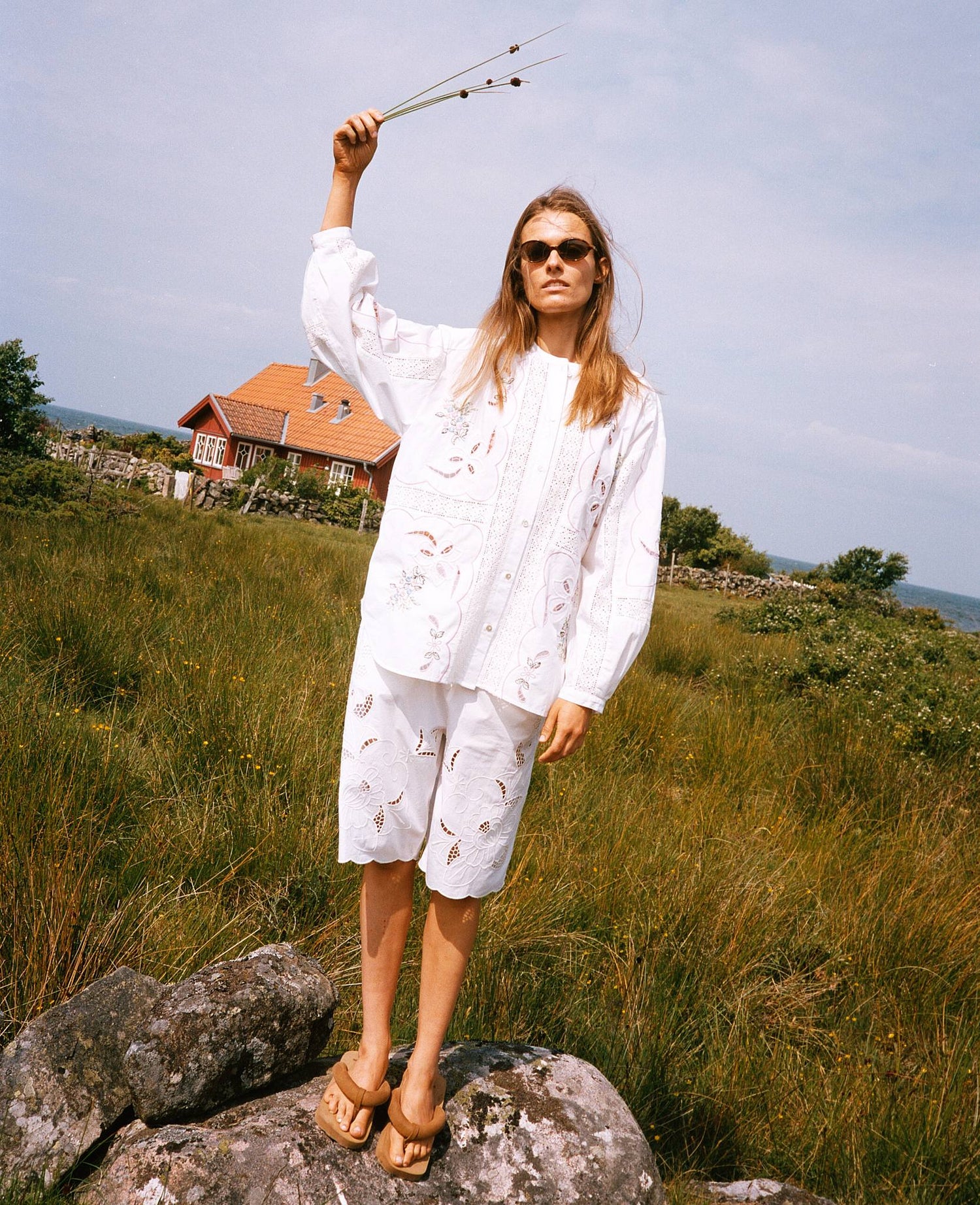 Sada Shirt - White Pastel