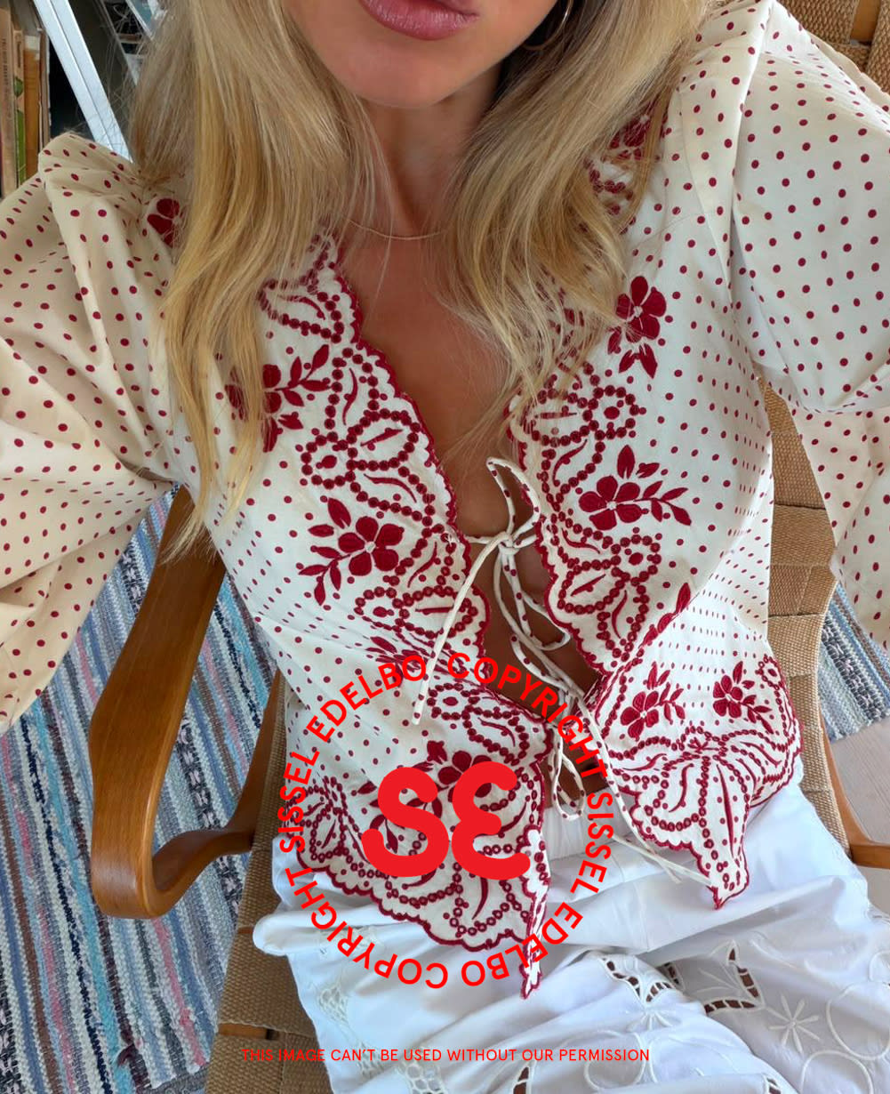 Sadie Top - Red Dots