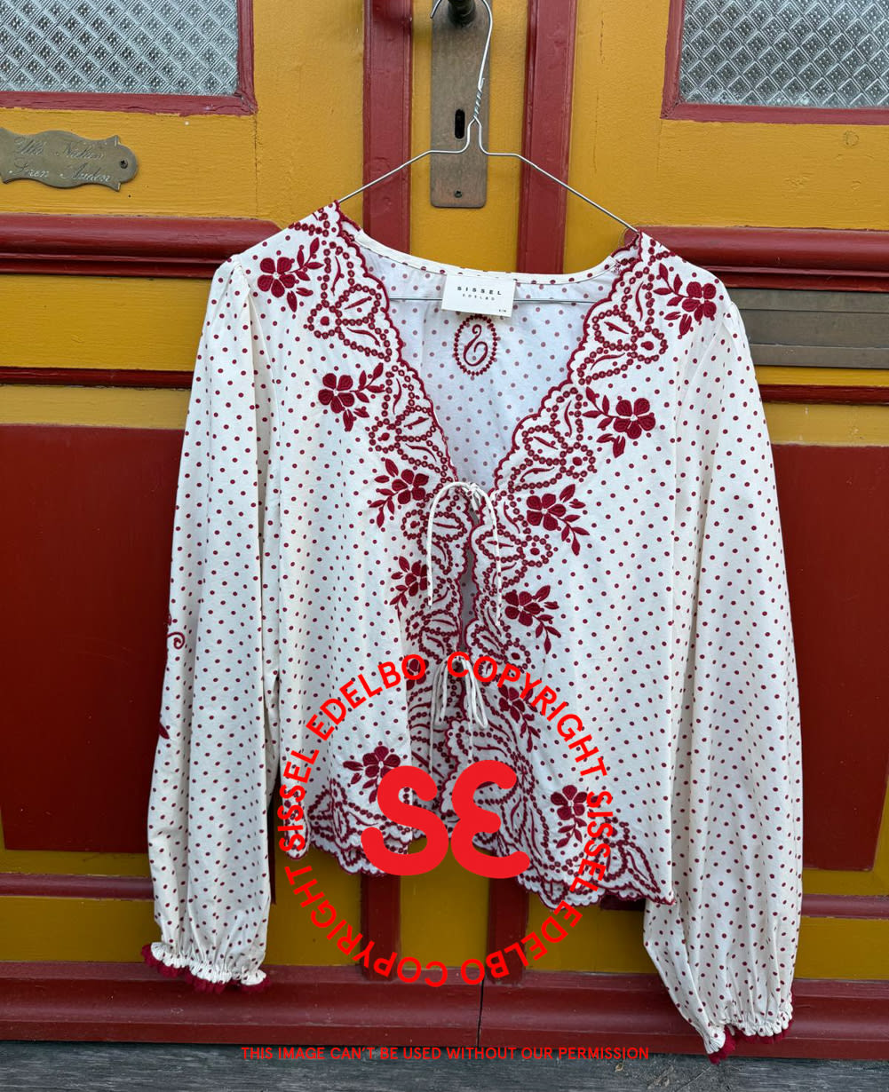 Sadie Top - Red Dots