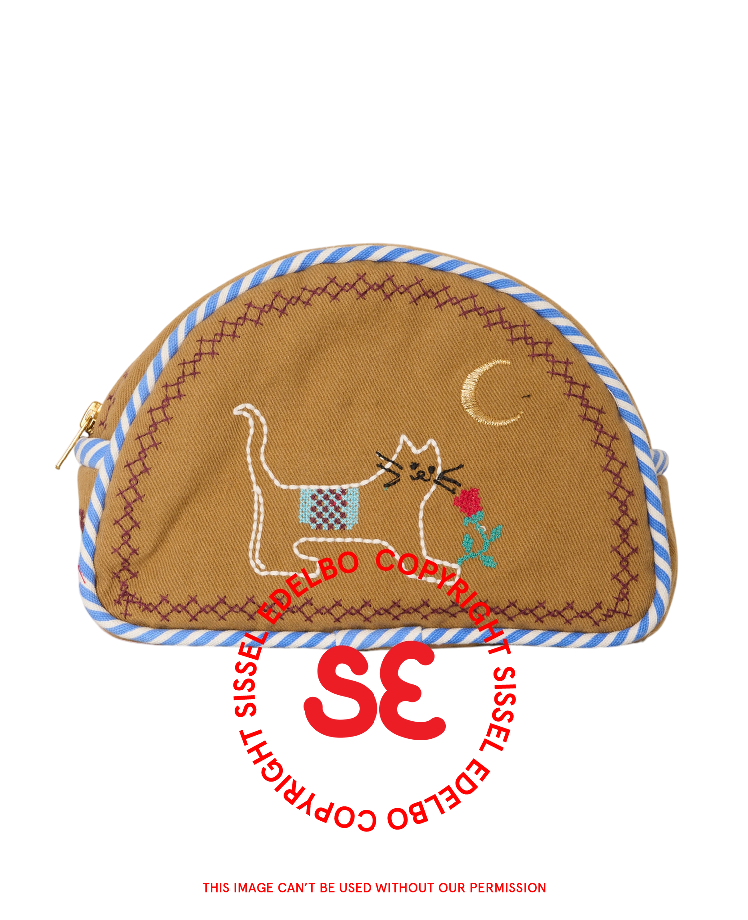 Savannah Cosmetic Bag - Midnight Cat