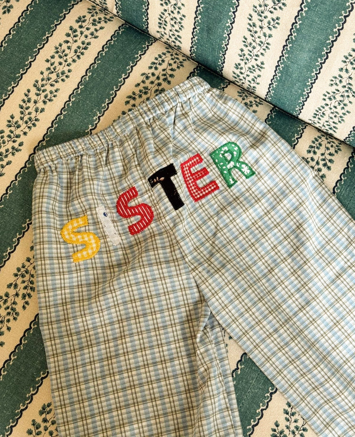 Saxo MINI Pants - Blue Checks