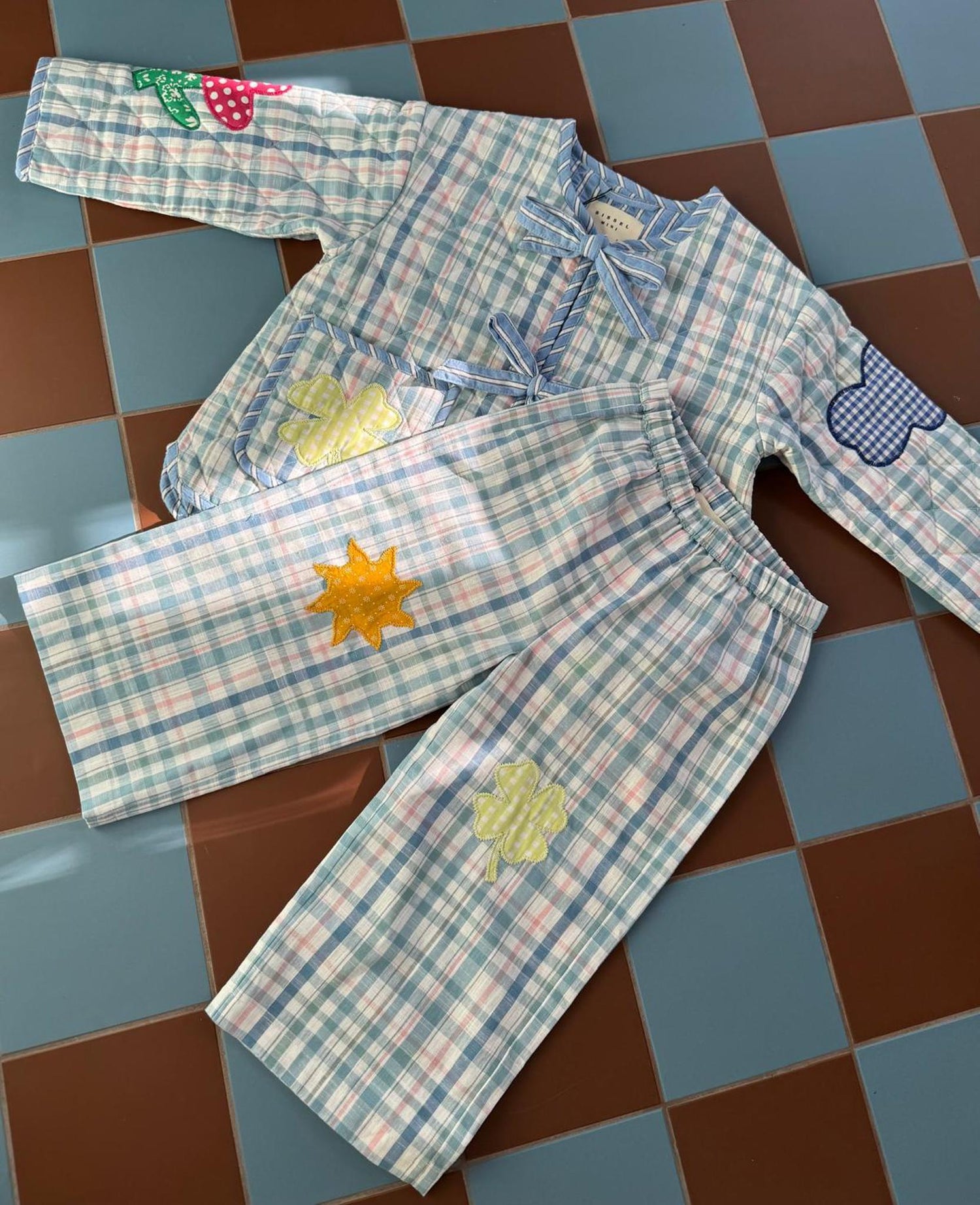 Saxo MINI Pants - Pastel Checks
