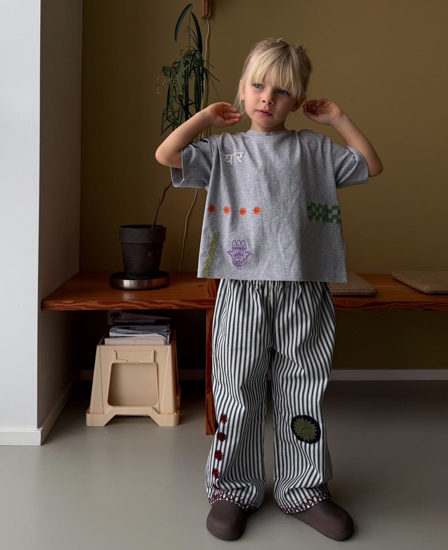 Saxo MINI Pants - Milk Lad