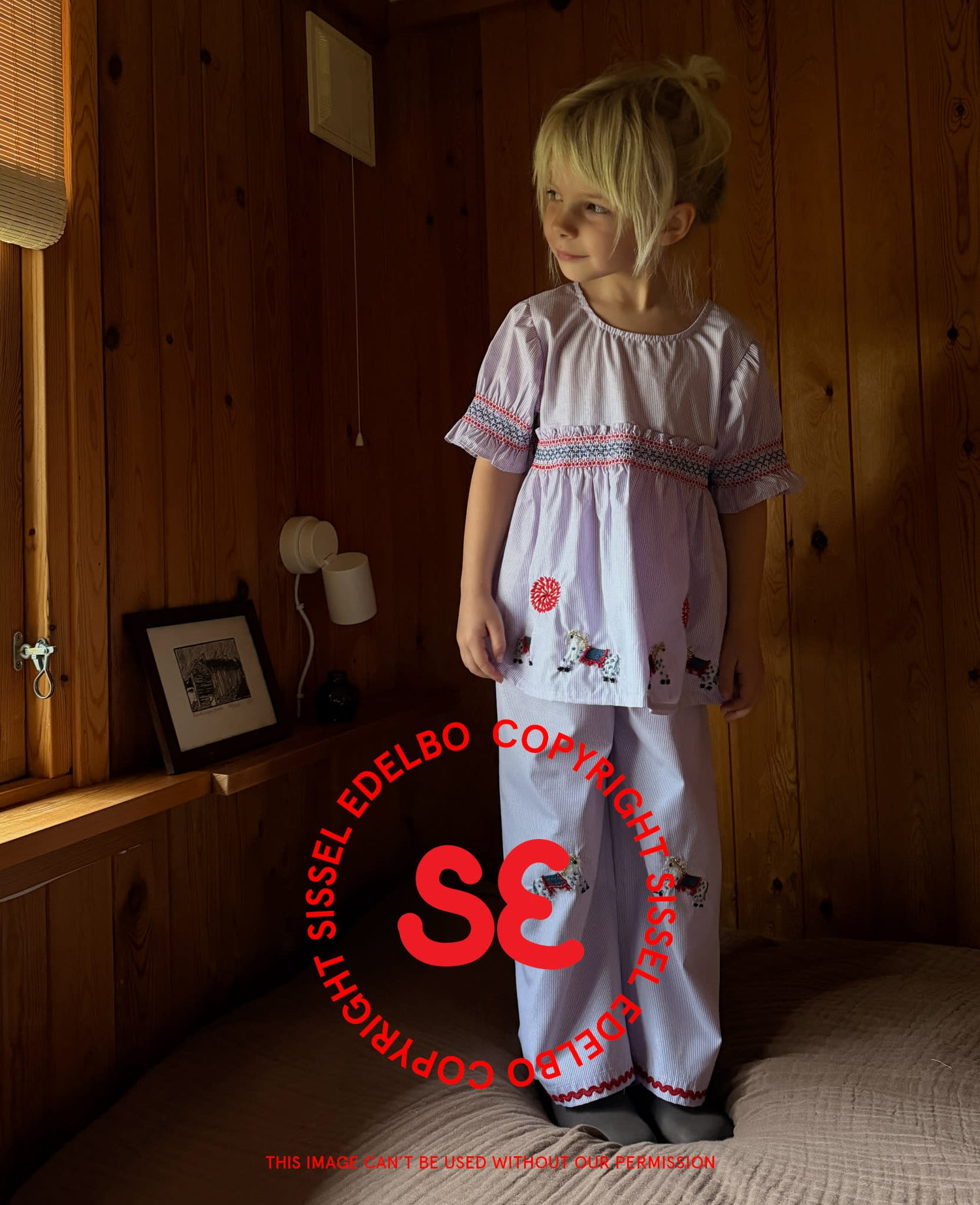 Saxo MINI Pants - Purple Stripes