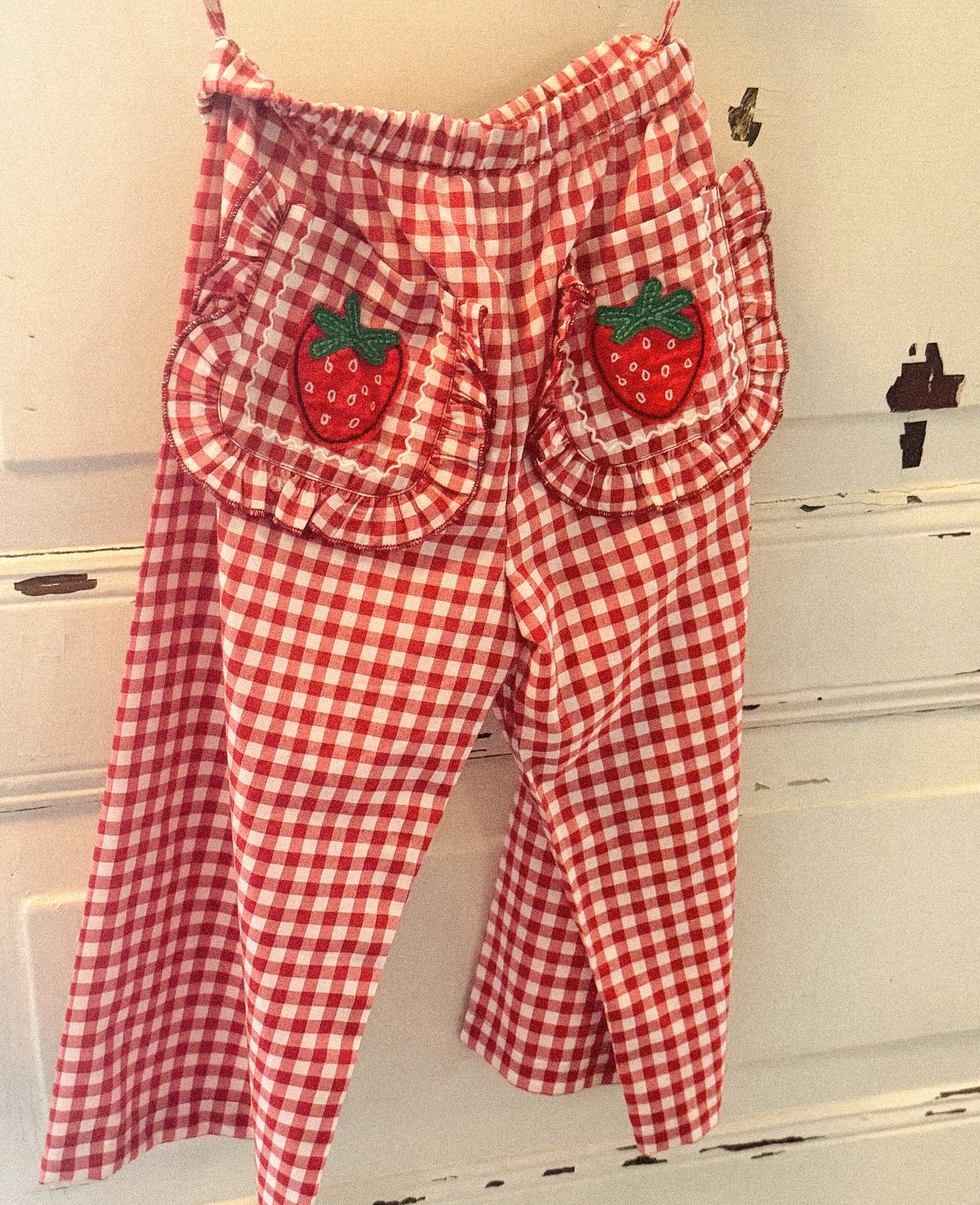 Saxo MINI Pants - Red Checks