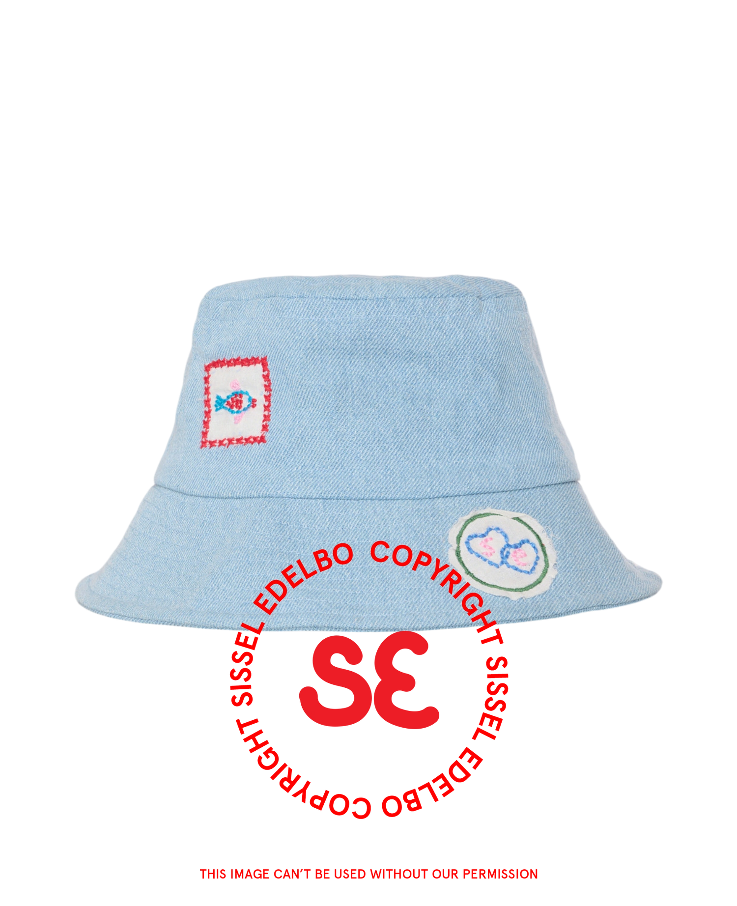 Selma MINI Hat - Blue Patch