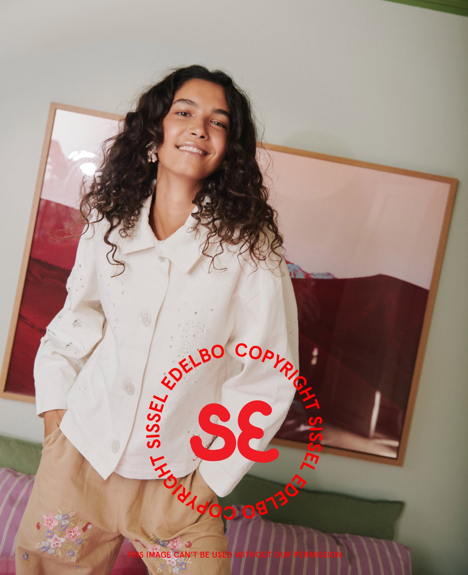 Vintage Jacket - White Napkin