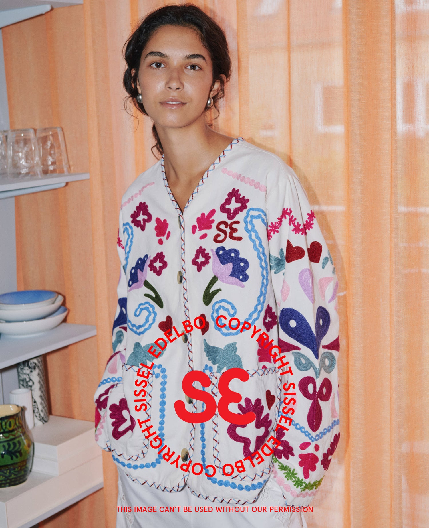 Maggie Jacket - Flower Festival