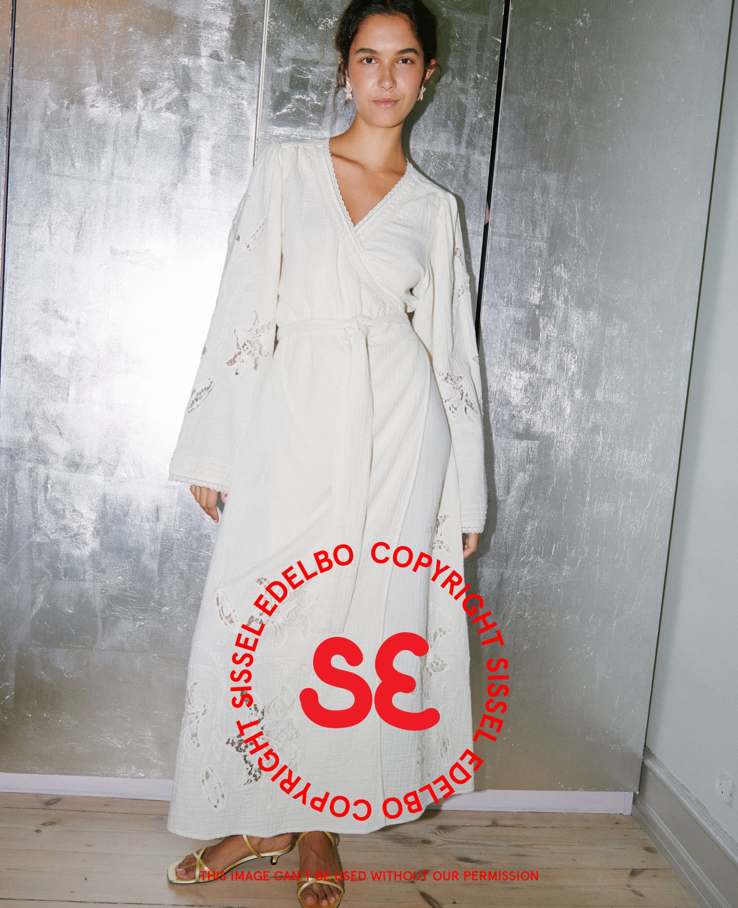 Winfrey Wrap Dress - Off White