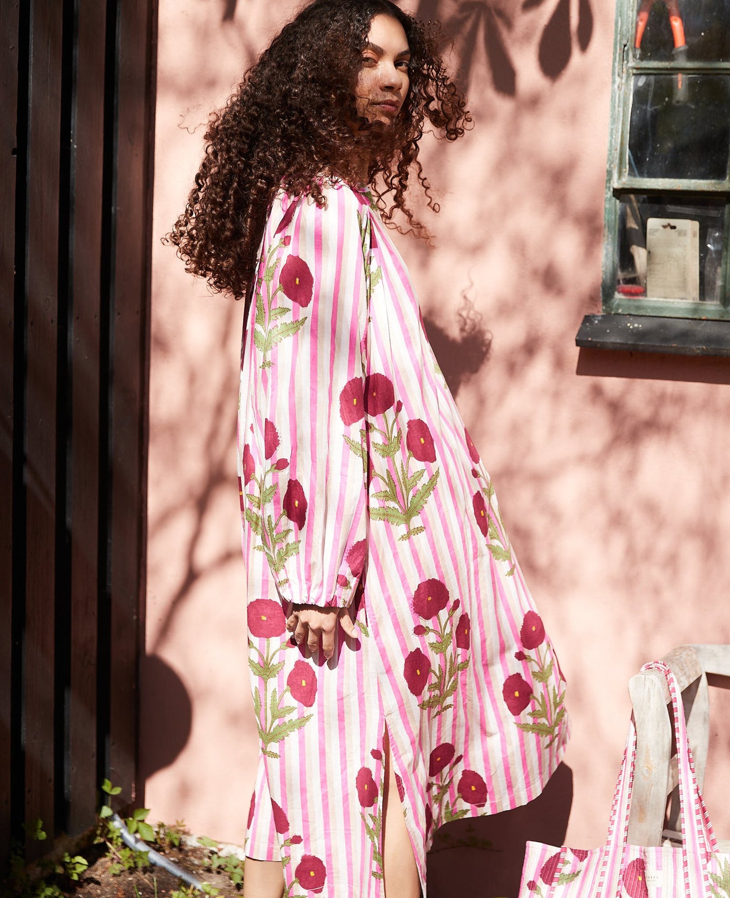 Lara Dress - Poppy Rose