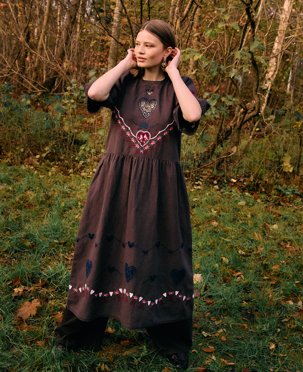 Sky Dress - Brown