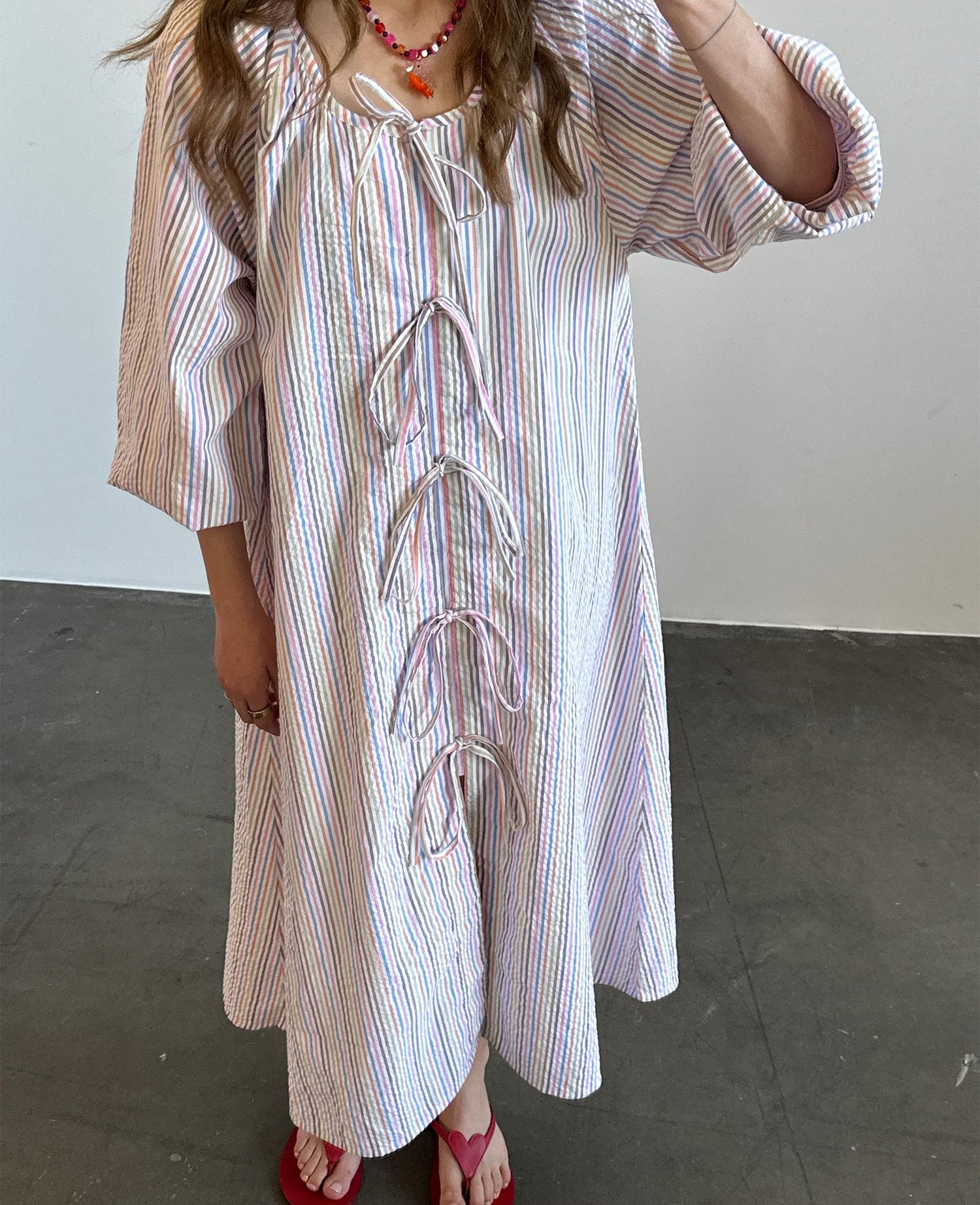 Stinne Dress - Multi Stripes