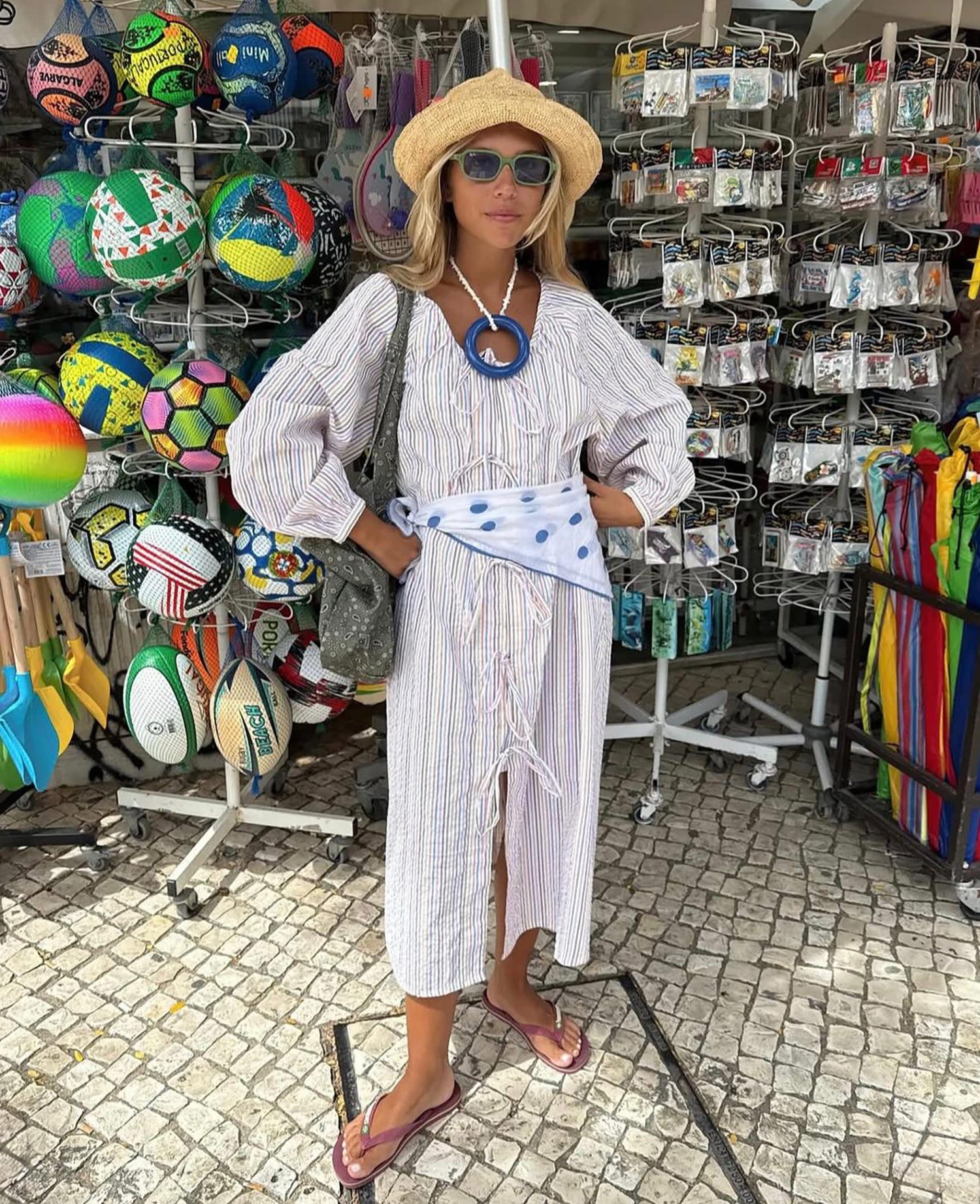 Stinne Dress - Multi Stripes