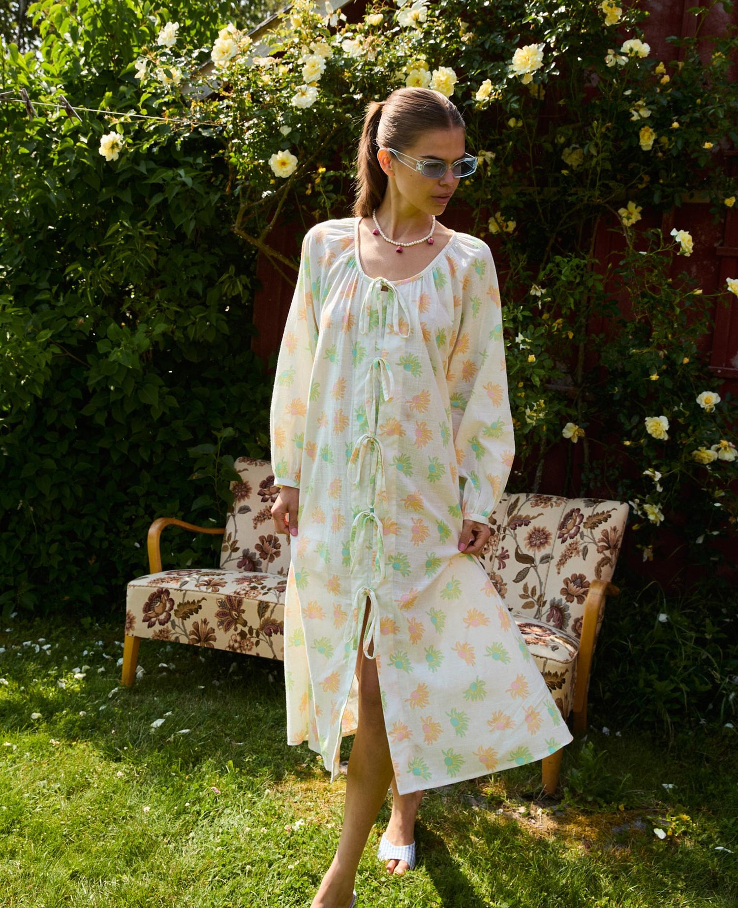 pastel sun dress Lola and the Boys Ruffle Pastel Sun Dress