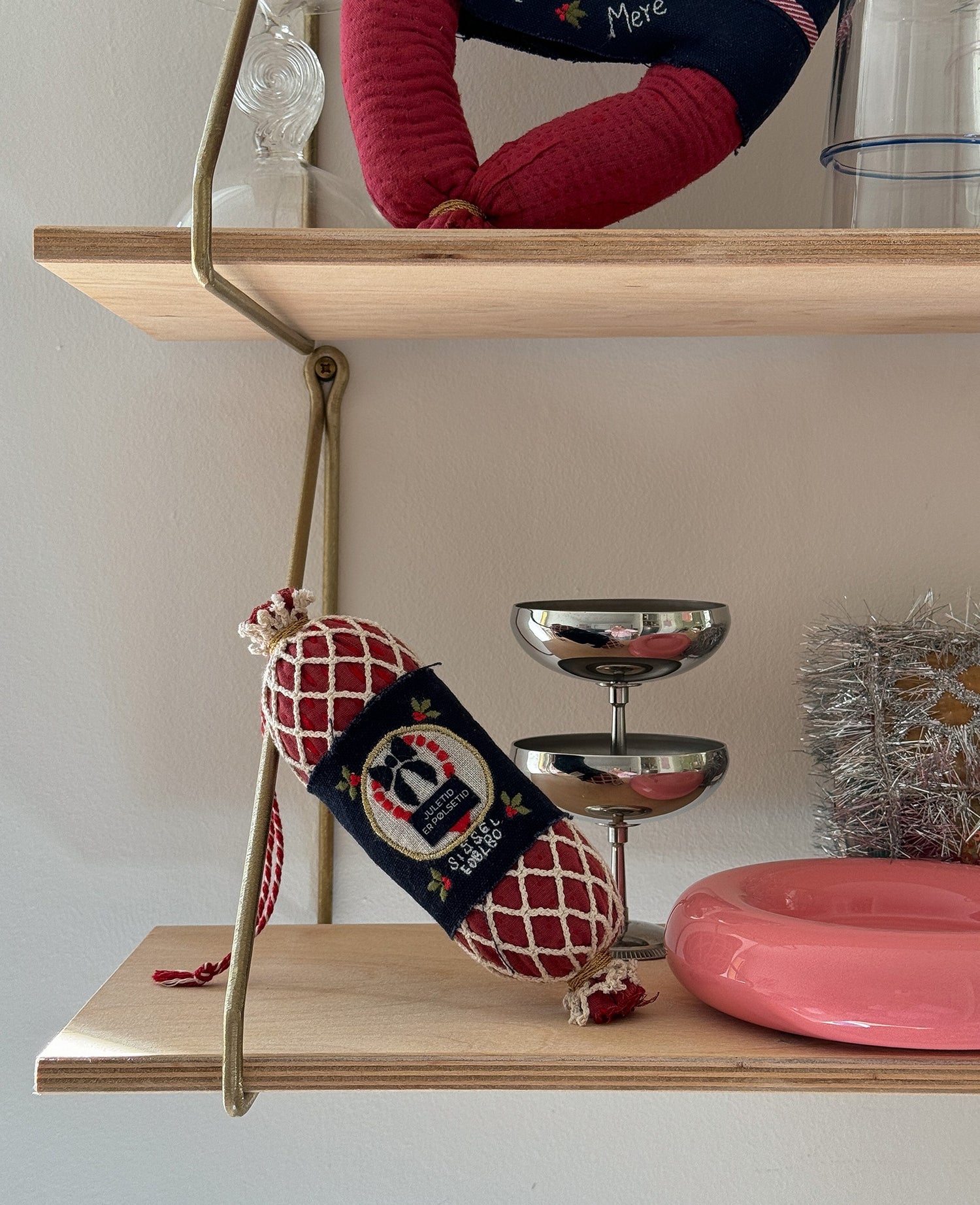 Sausage Ornament - Red
