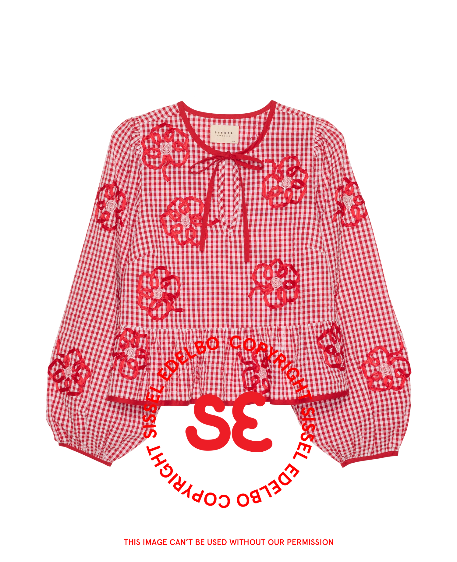 Sunny Top - Red Checks