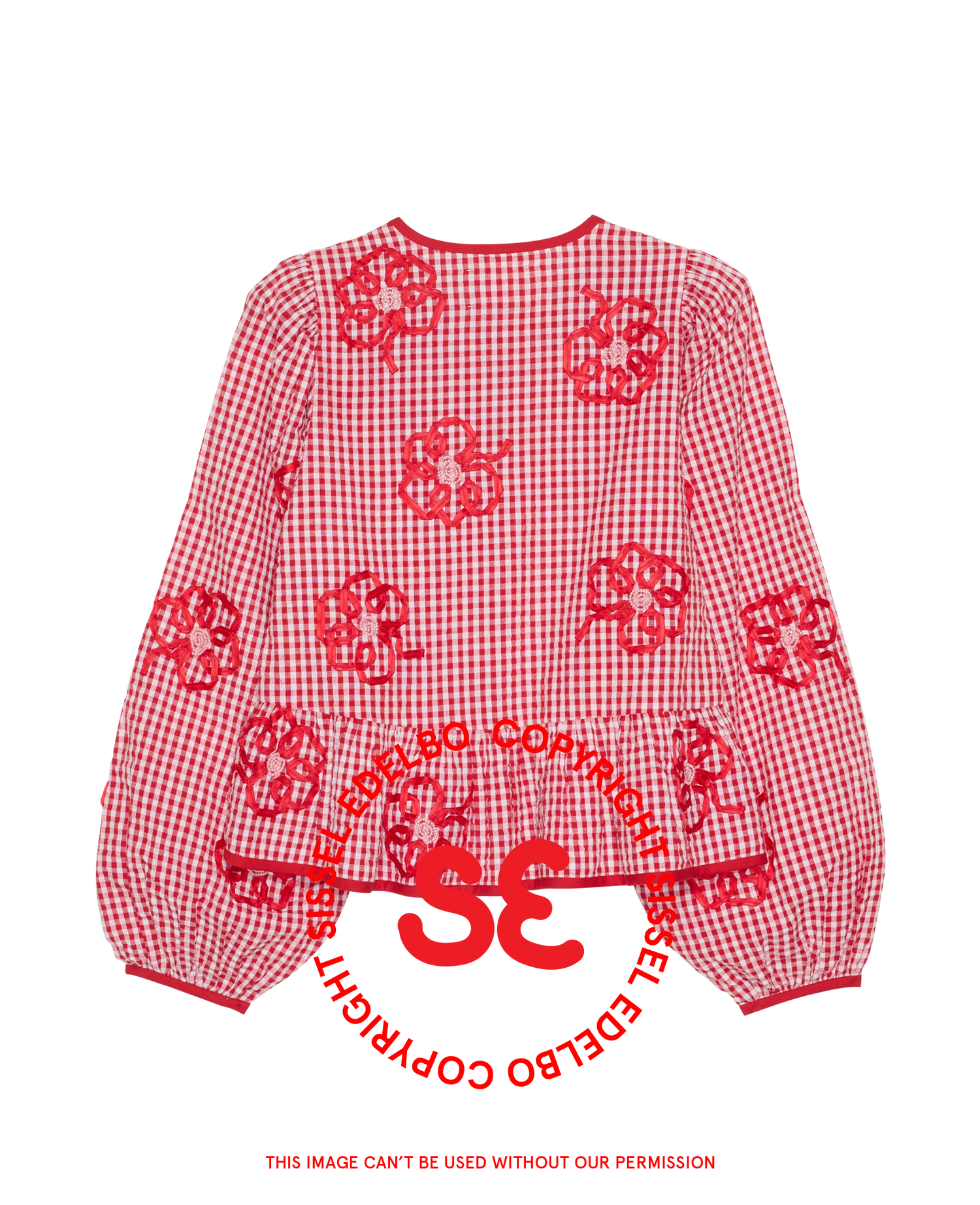 Sunny Top - Red Checks