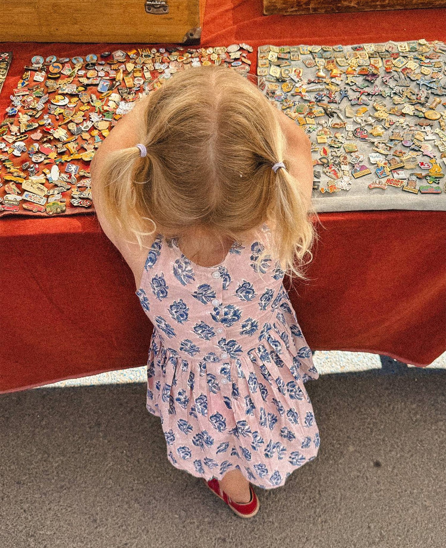 Suri MINI Dress - Blue Flowers