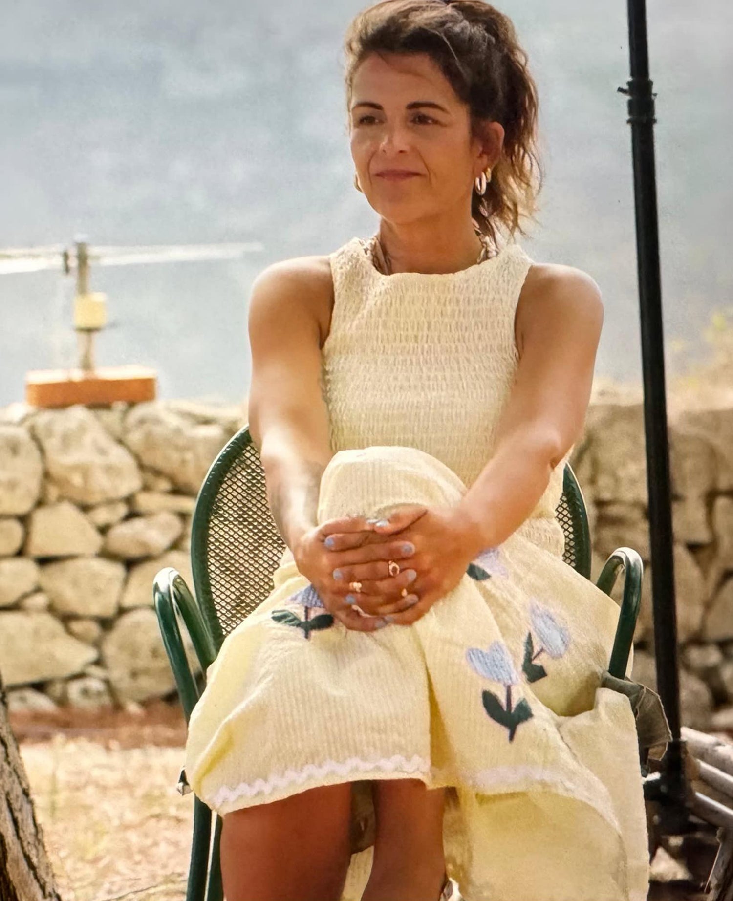 Svea Dress - Yellow Stripes