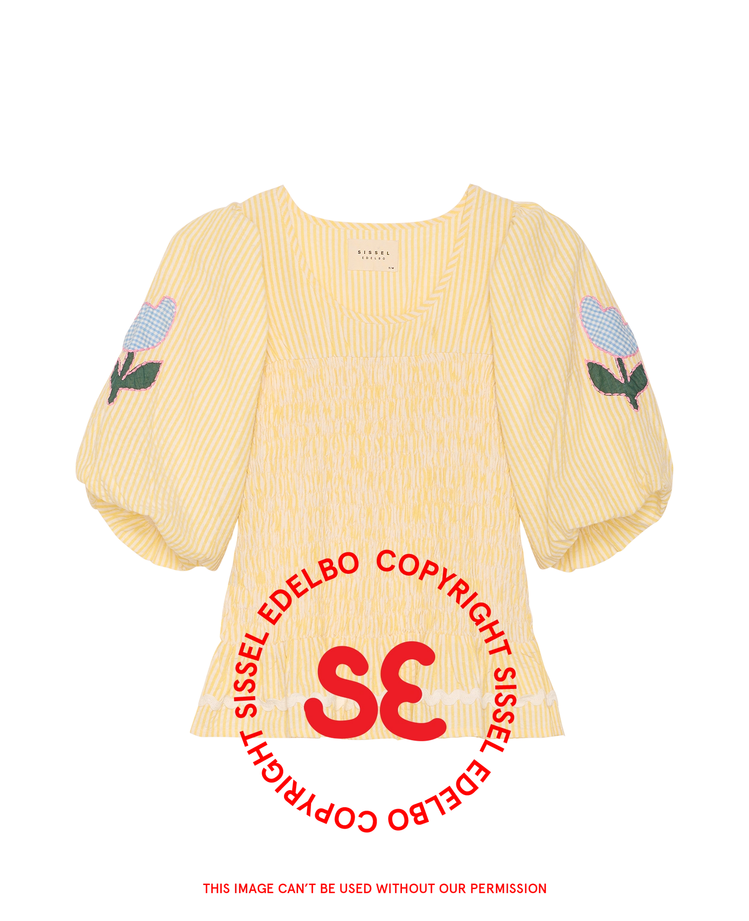 Svea Top - Yellow Stripes