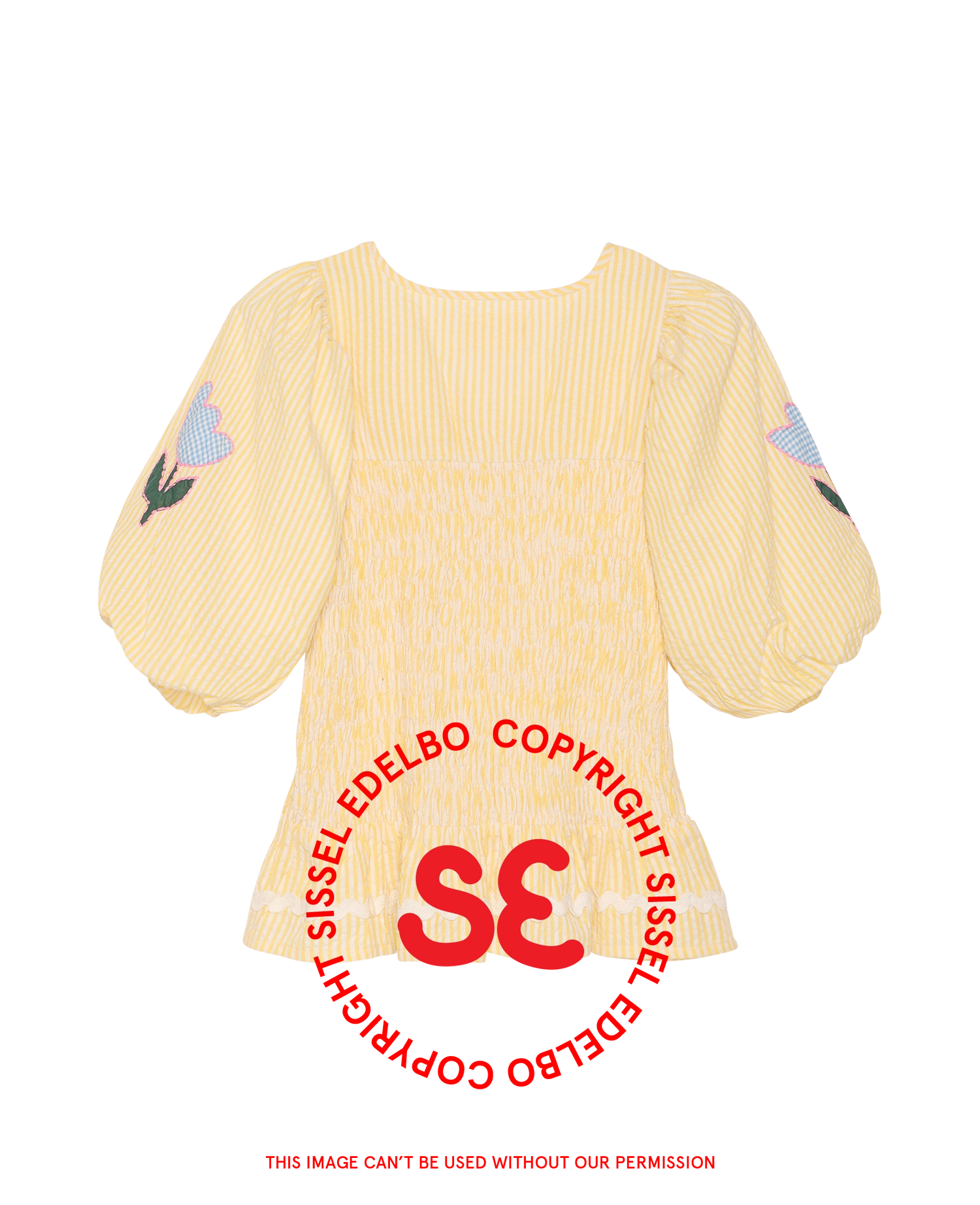 Svea Top - Yellow Stripes