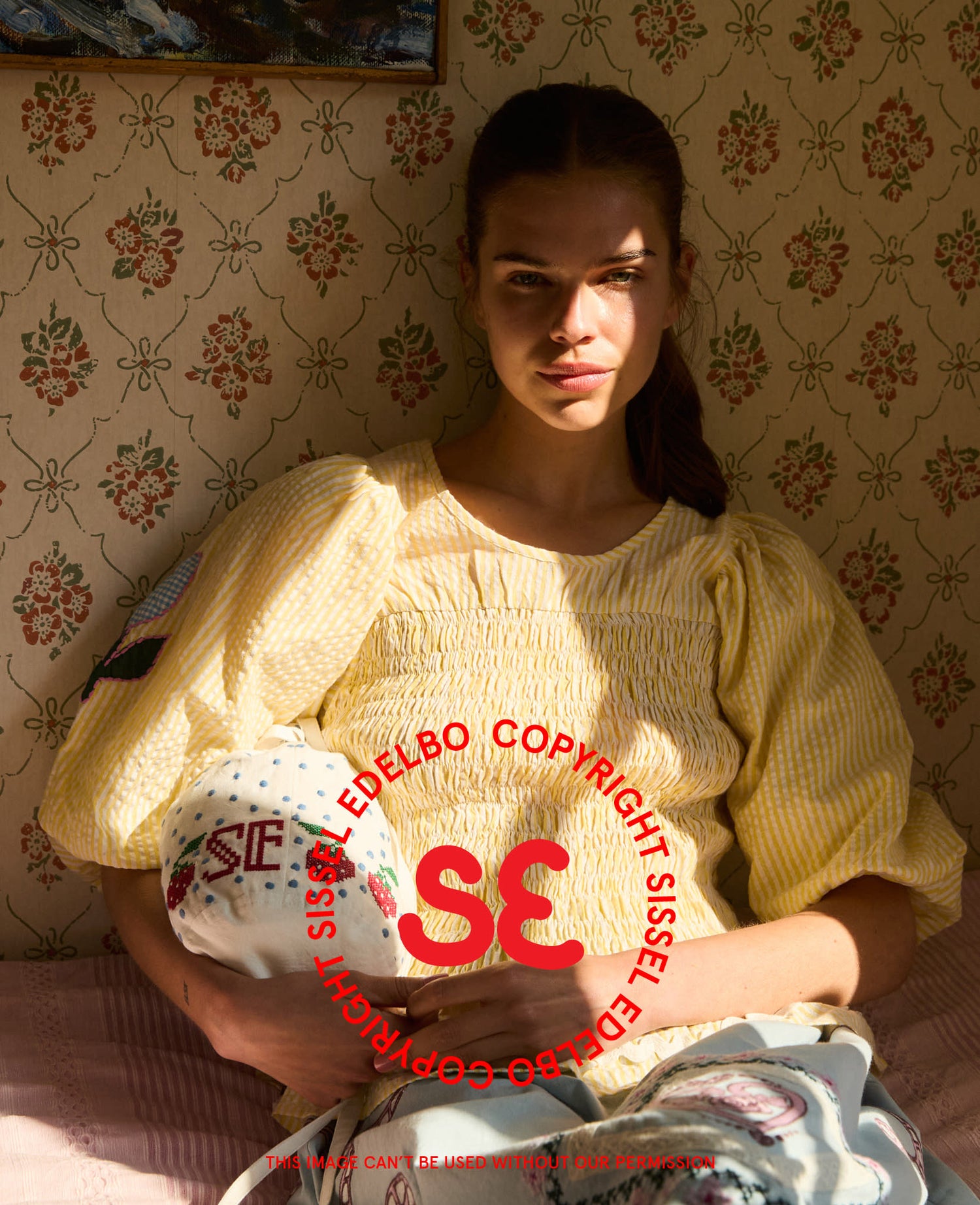 Svea Top - Yellow Stripes