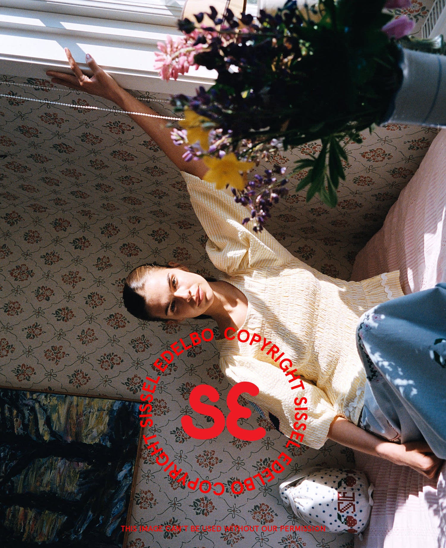 Svea Top - Yellow Stripes