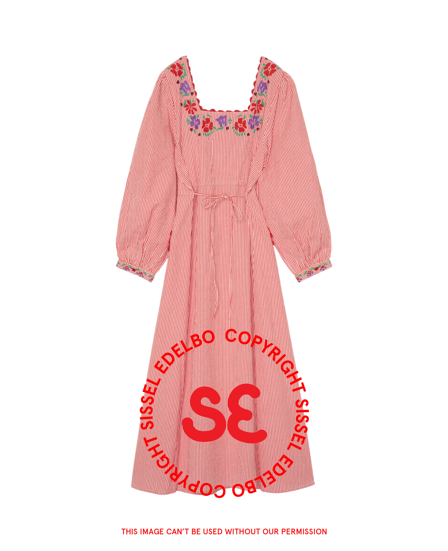 Thora Dress - Dusty Stripes