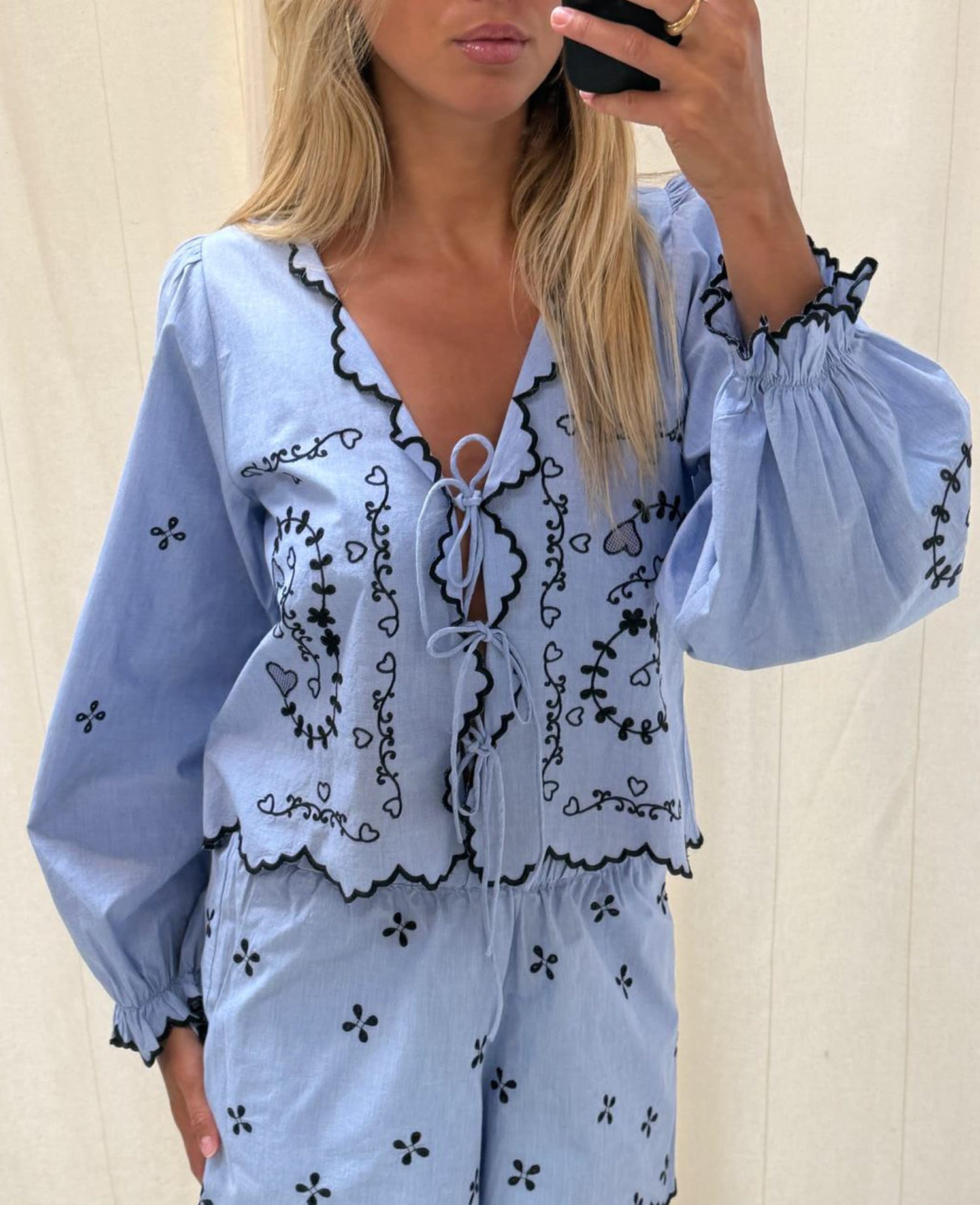 Tone Top - Blue Chambray