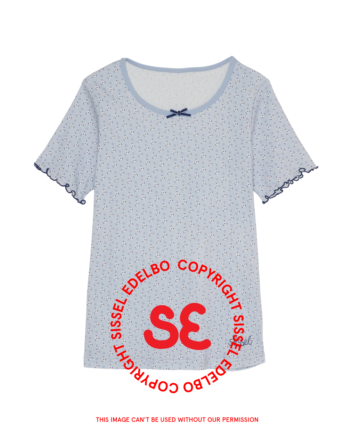 Tulusa T-shirt - Ditsy Blue
