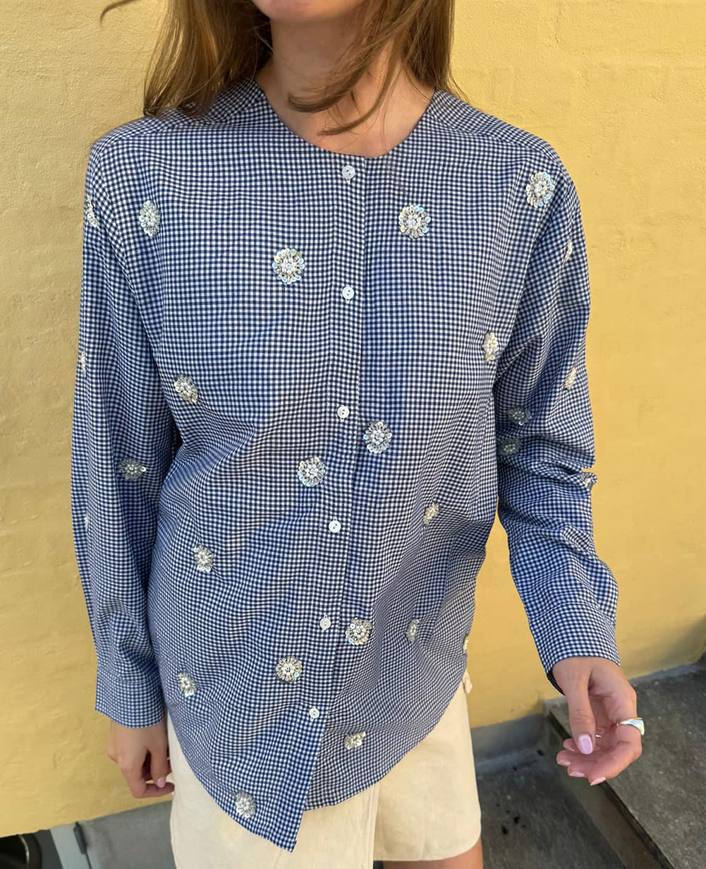 Vanilla Shirt - Blue Checks